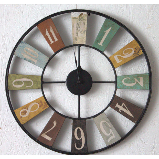 Archie Metal Clock Industrial Style For Indian Hub-IH-CK05