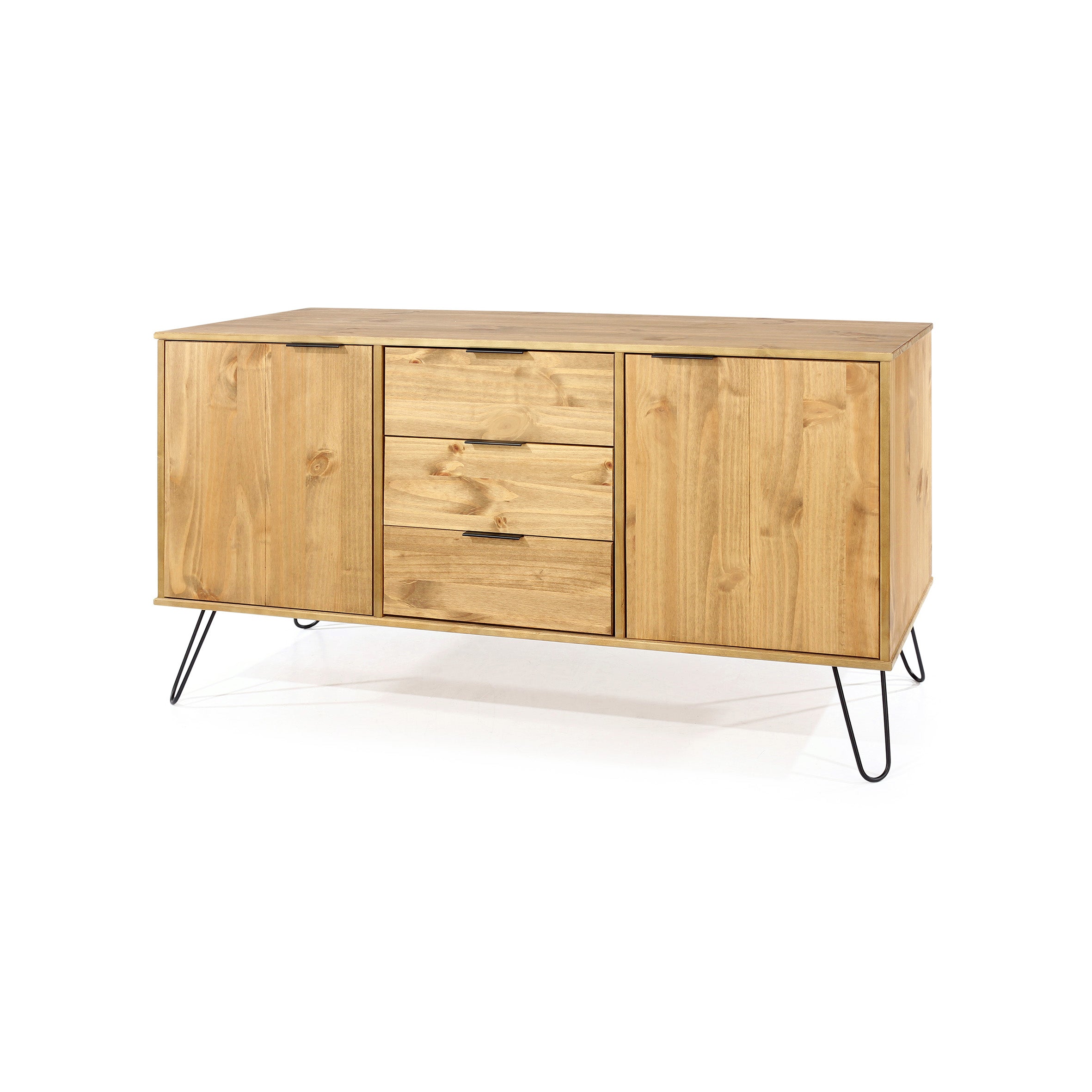 Alyese Wooden Medium Sideboard With 2 Doors And 3 Drawers For Core Products - CFD-AG916
