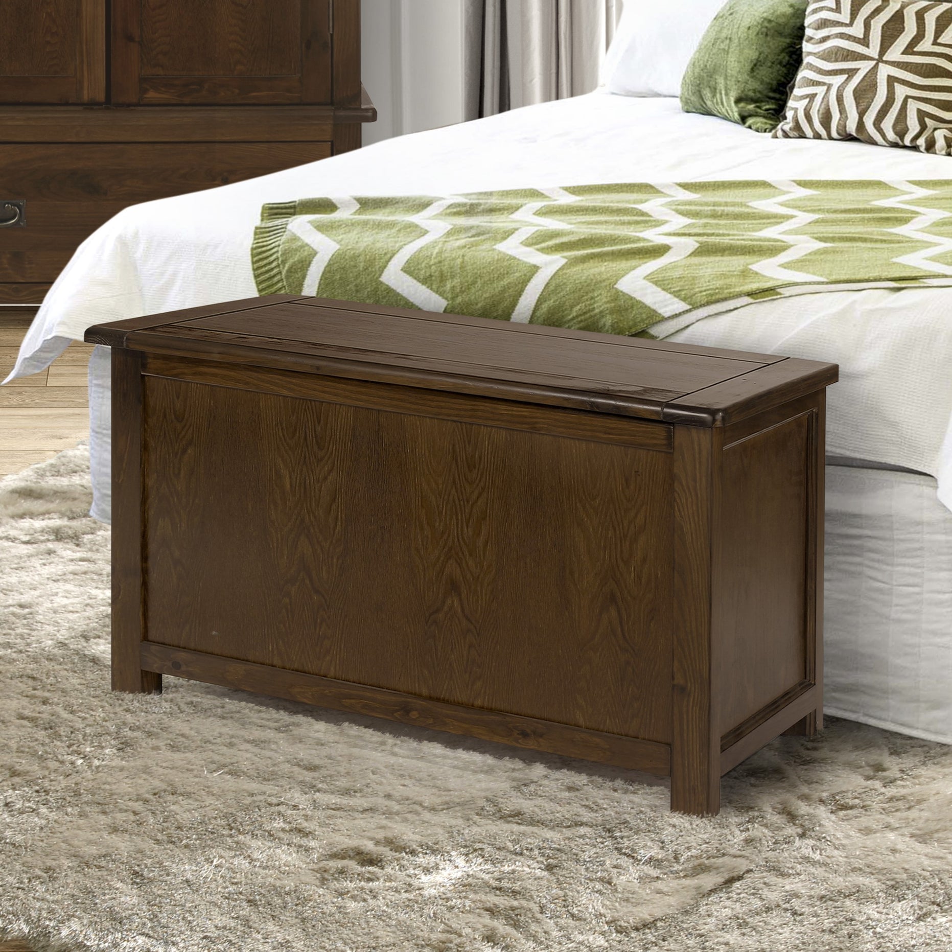 Batterson Wooden Ottoman Brown For Core Products - CFD-BT240