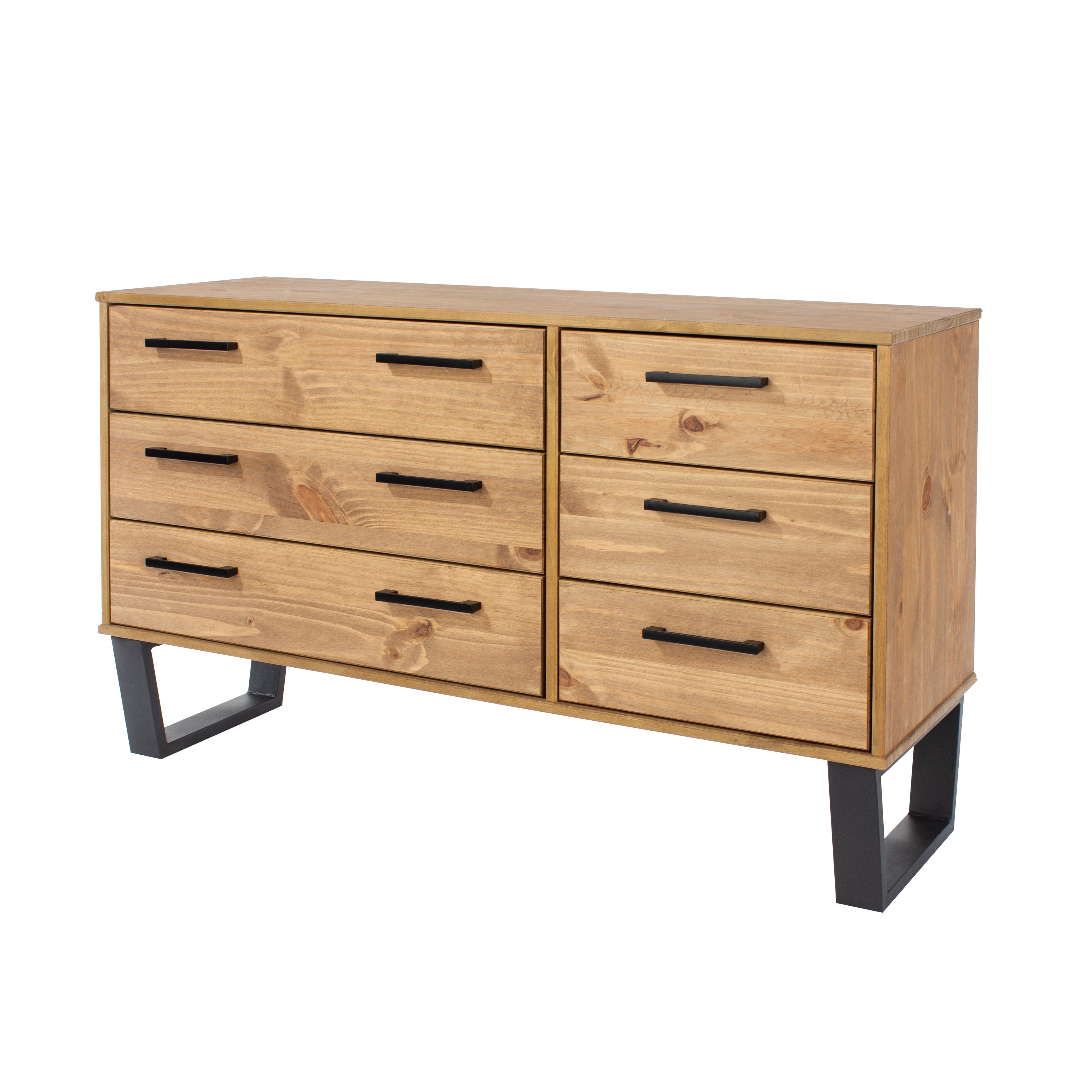 Texas 3+3 Drawer Wide Chest Of Drawers  For Core Products - Tx533