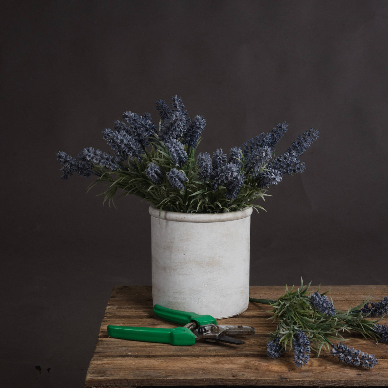 Small Faux Lavender Spray For Hill Interiors - HIL-17333