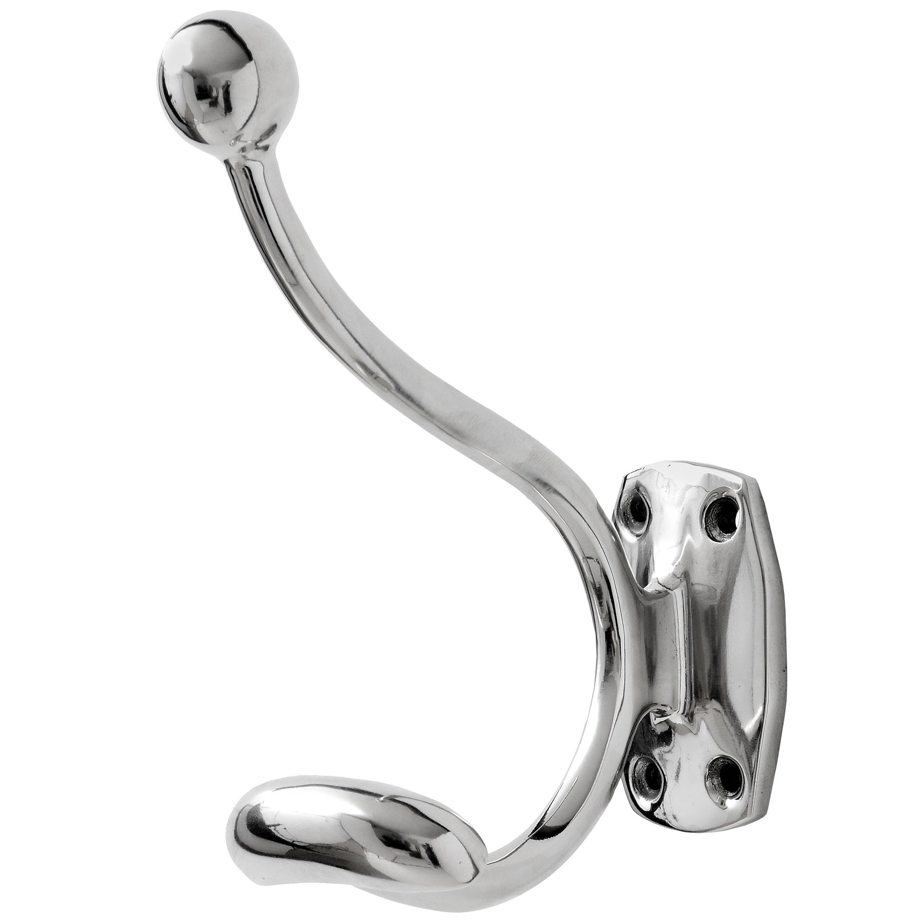 Single Hook Chrome Coat Hanger - Silver For Hill Interiors - HIL-17522