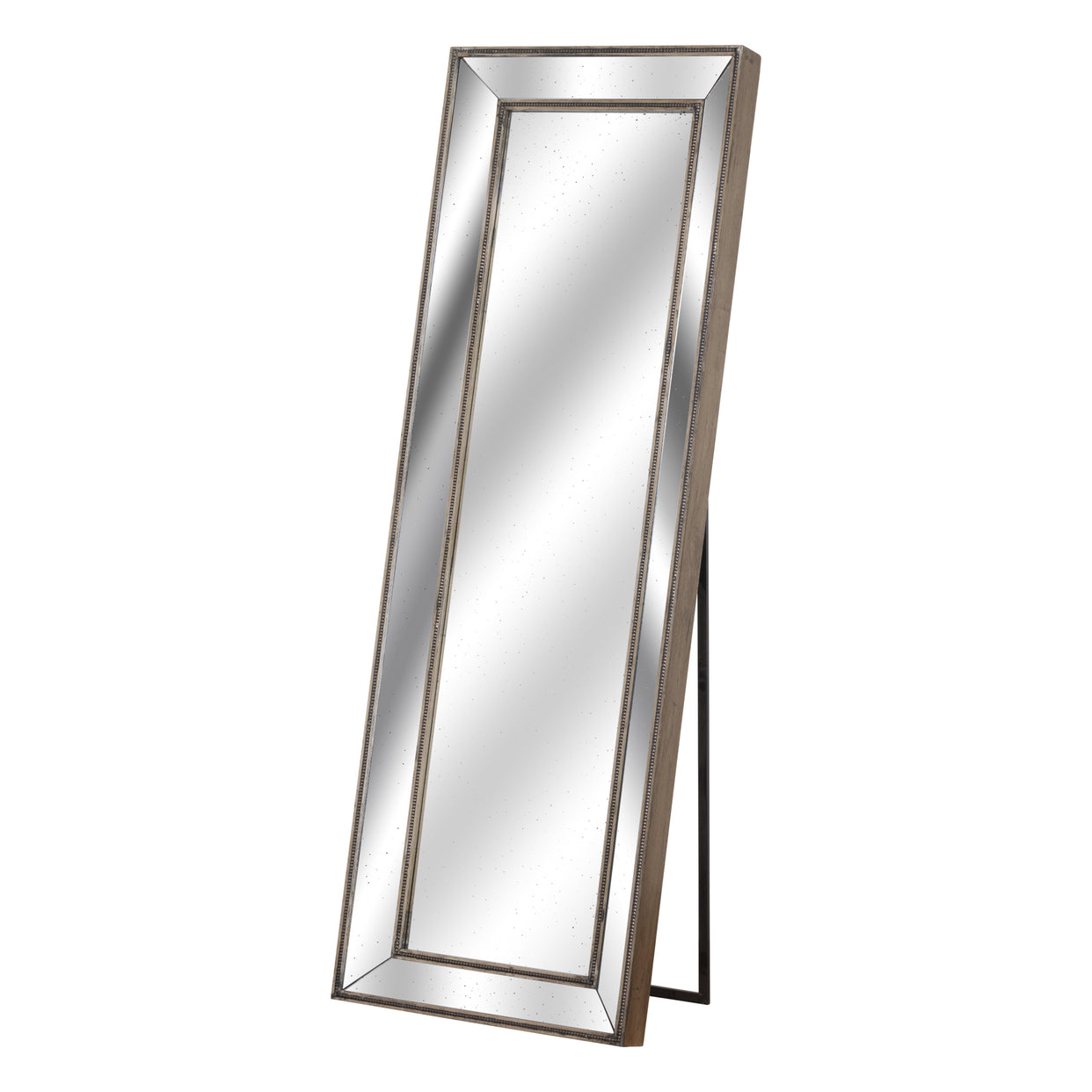 Augustus Tall Cheval Wall Mirror - Gold For Hill Interiors - HIL-19183