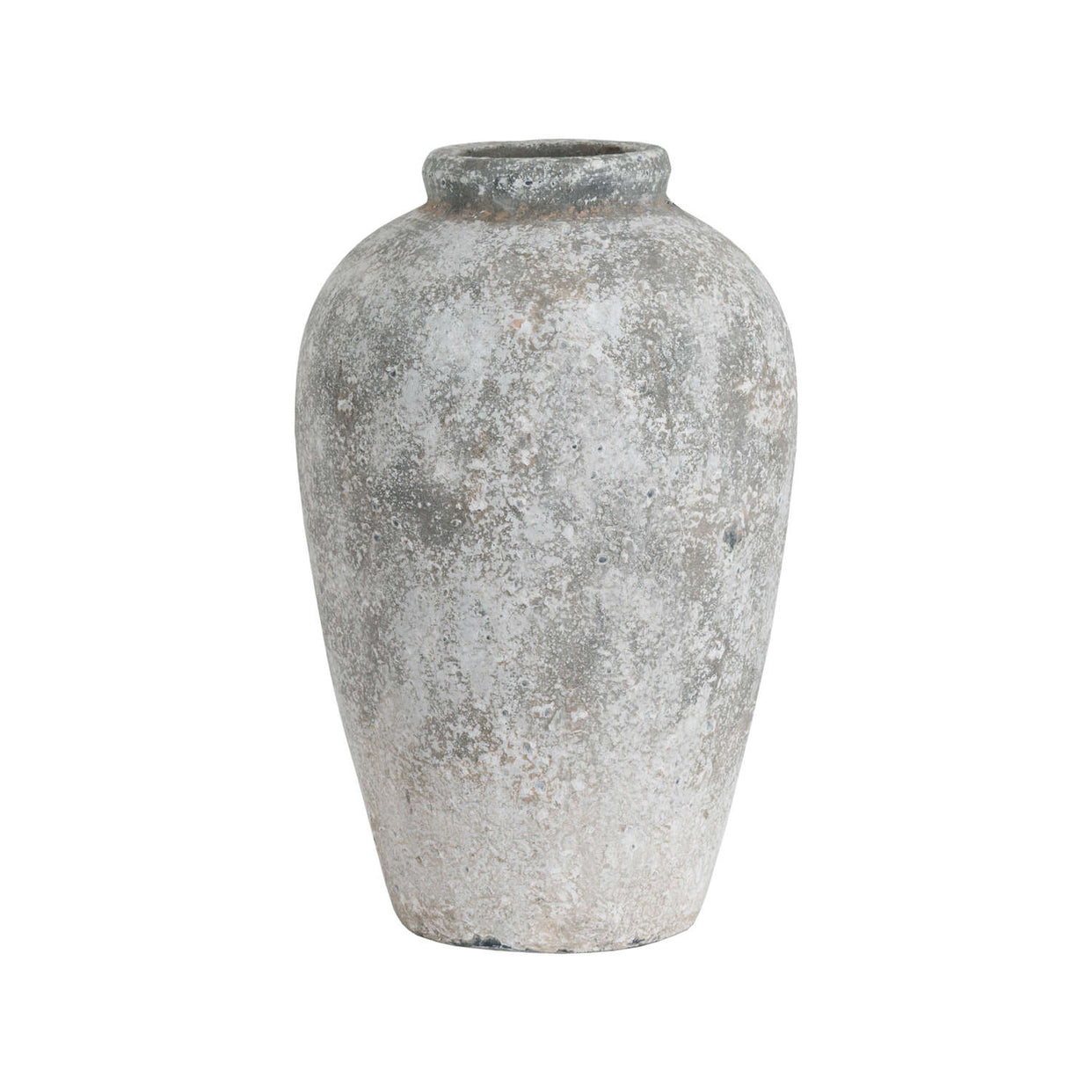 Tall Ceramic Vase - Aged Stone For Hill Interiors - HIL-19418