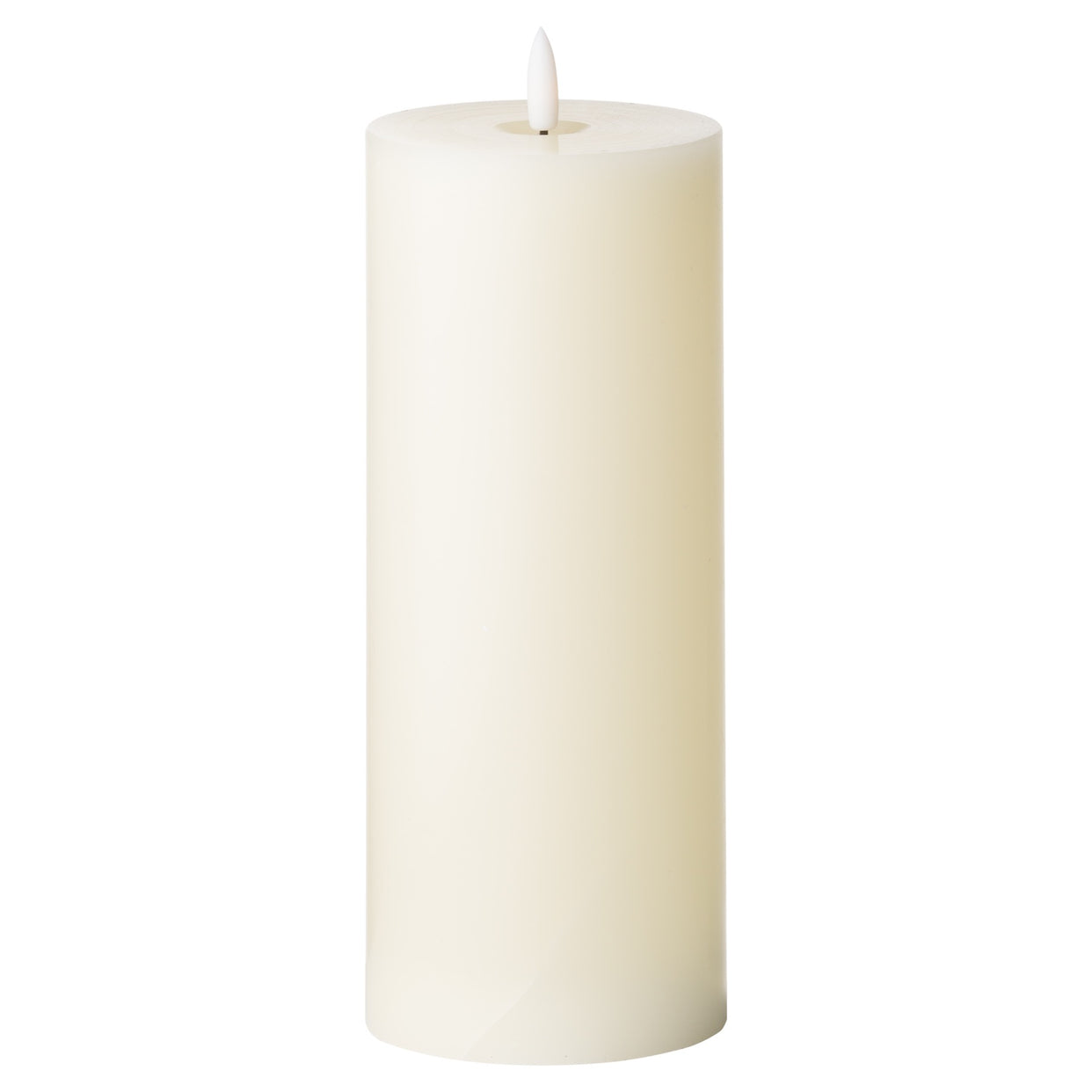 Luxe Natural Glow Led Cream Candle 3.5X9 - Ivory For Hill Interiors - HIL-19997