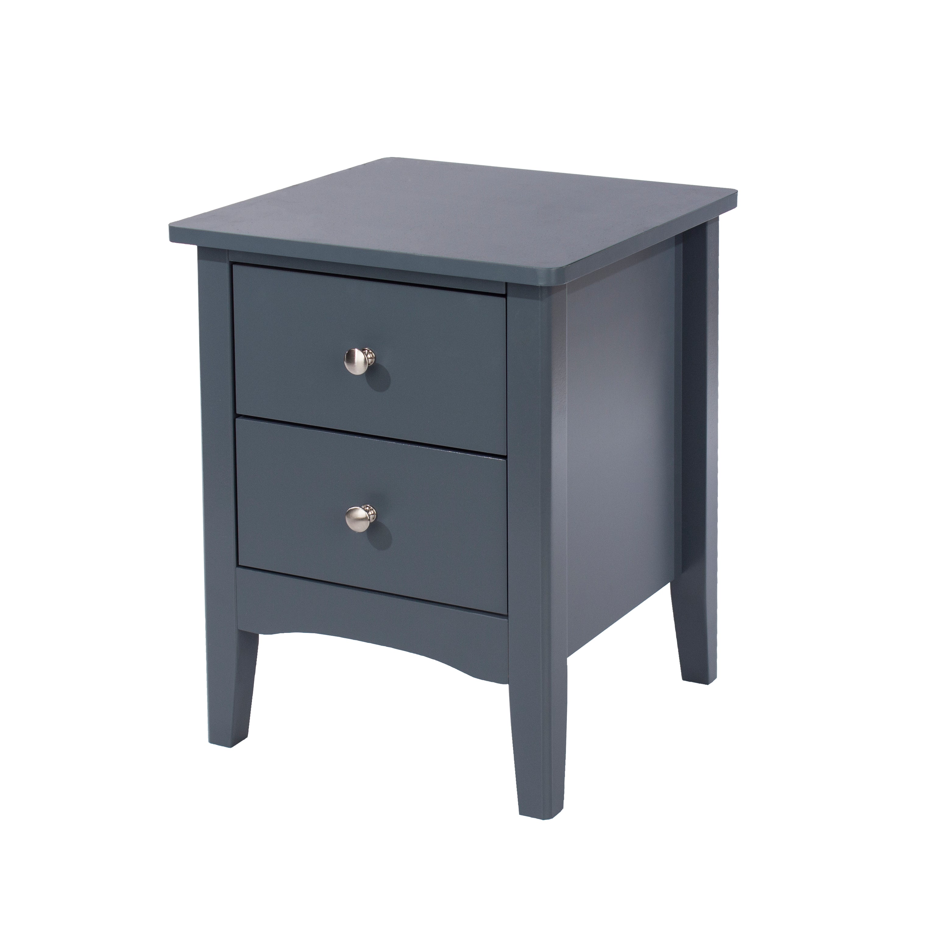 Como Blue 2 Petite Drawer Bedside Cabinet  For Core Products - Cmb509