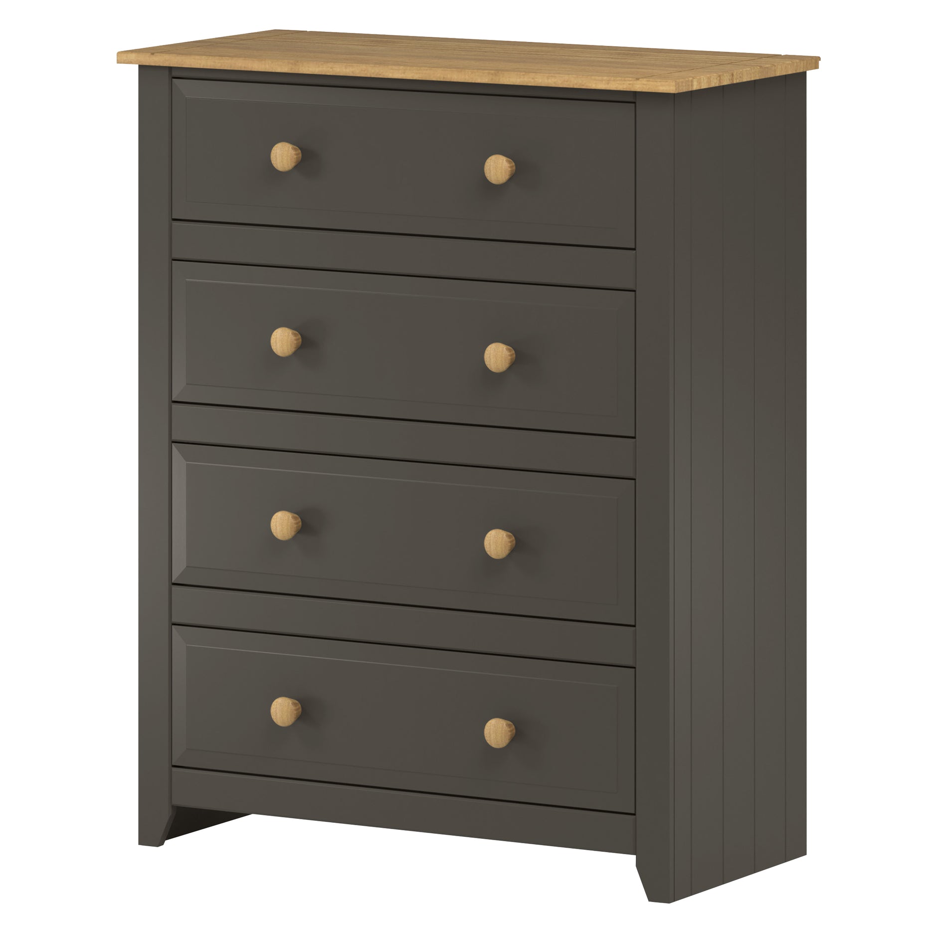 Capri Carbon 4 Drawer Chest For Core Products - Cpc314