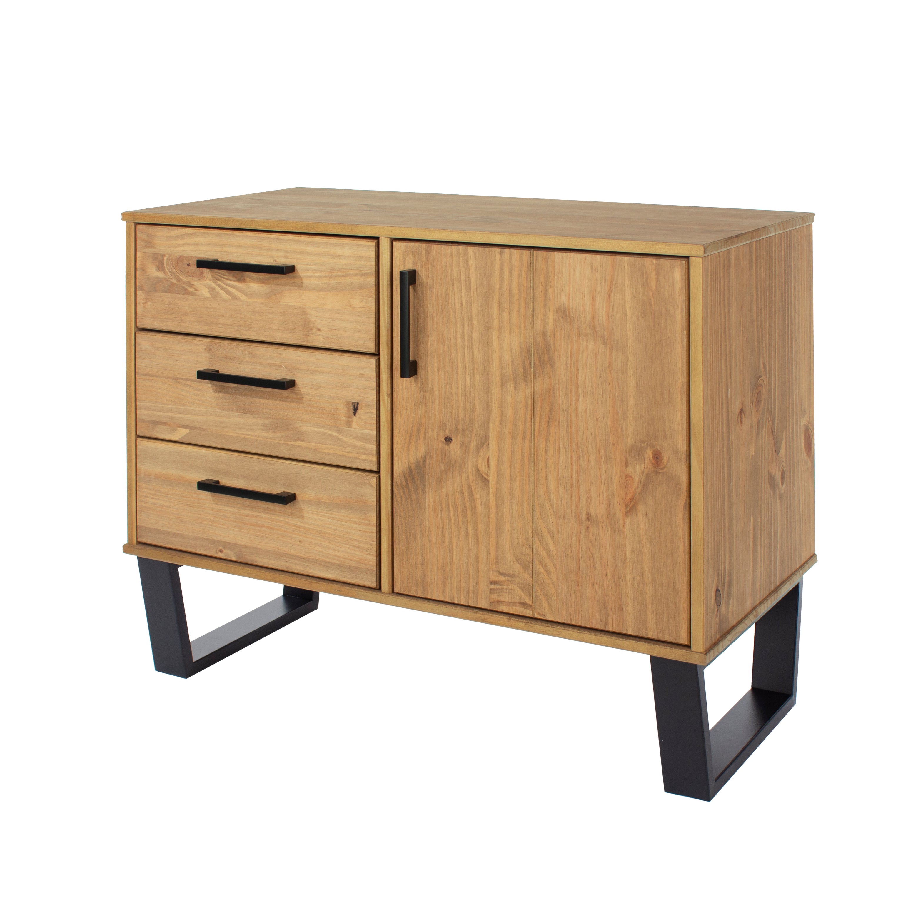 Texas Small Sideboard With 1 Door, 3 Drawers For Core Products - Tx915