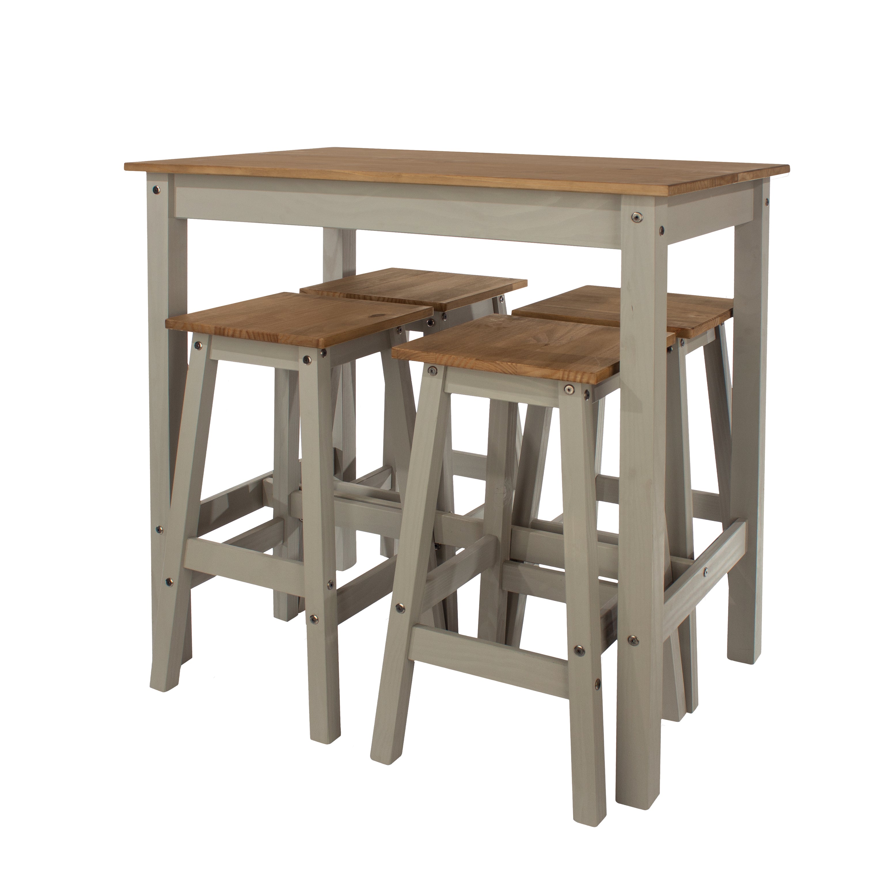 Linea Linea Breakfast Table & 4 High Stool Set For Core Products - Crgtbset10