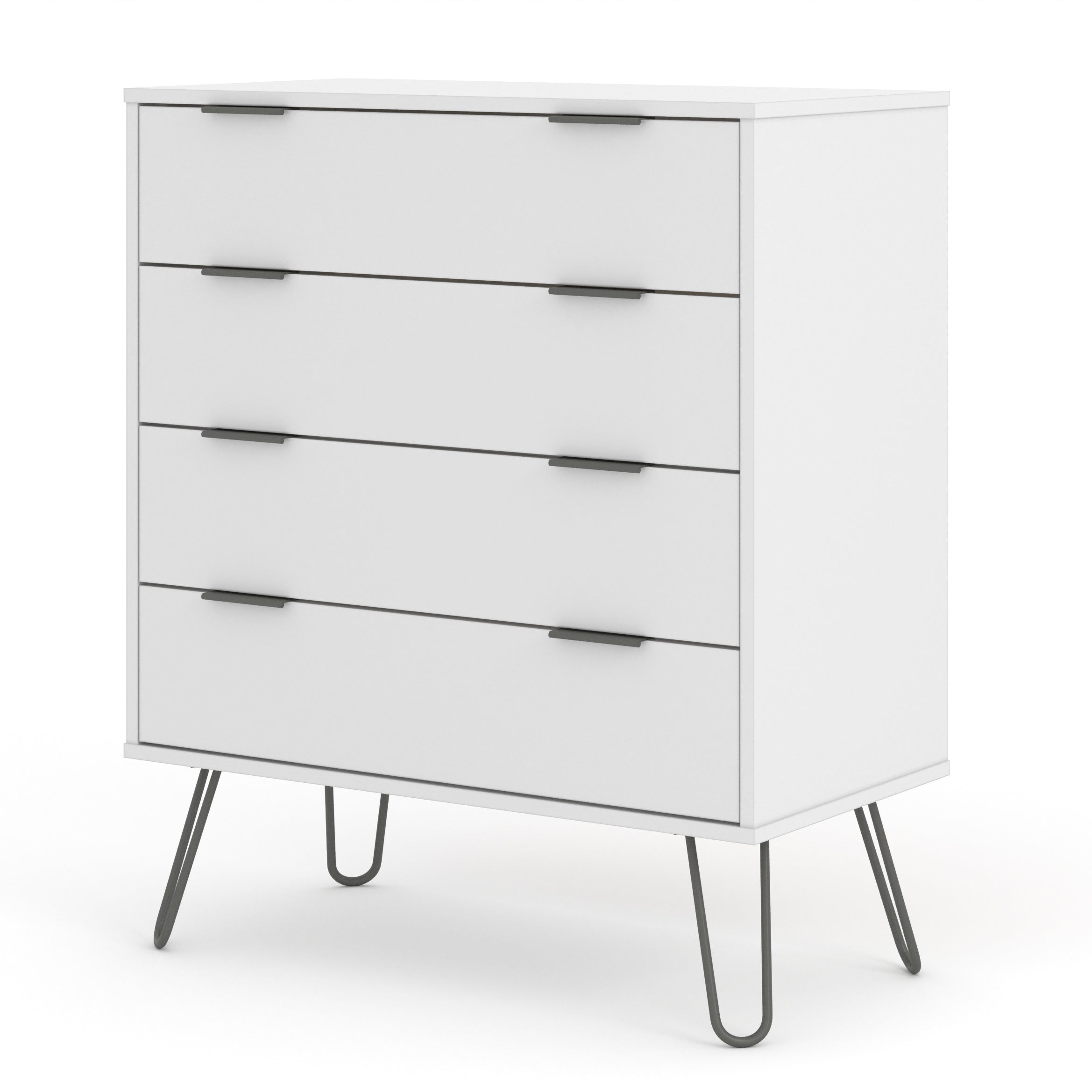 Augusta White 4 Drawer Chest Of Drawers For Core Products - Agw514
