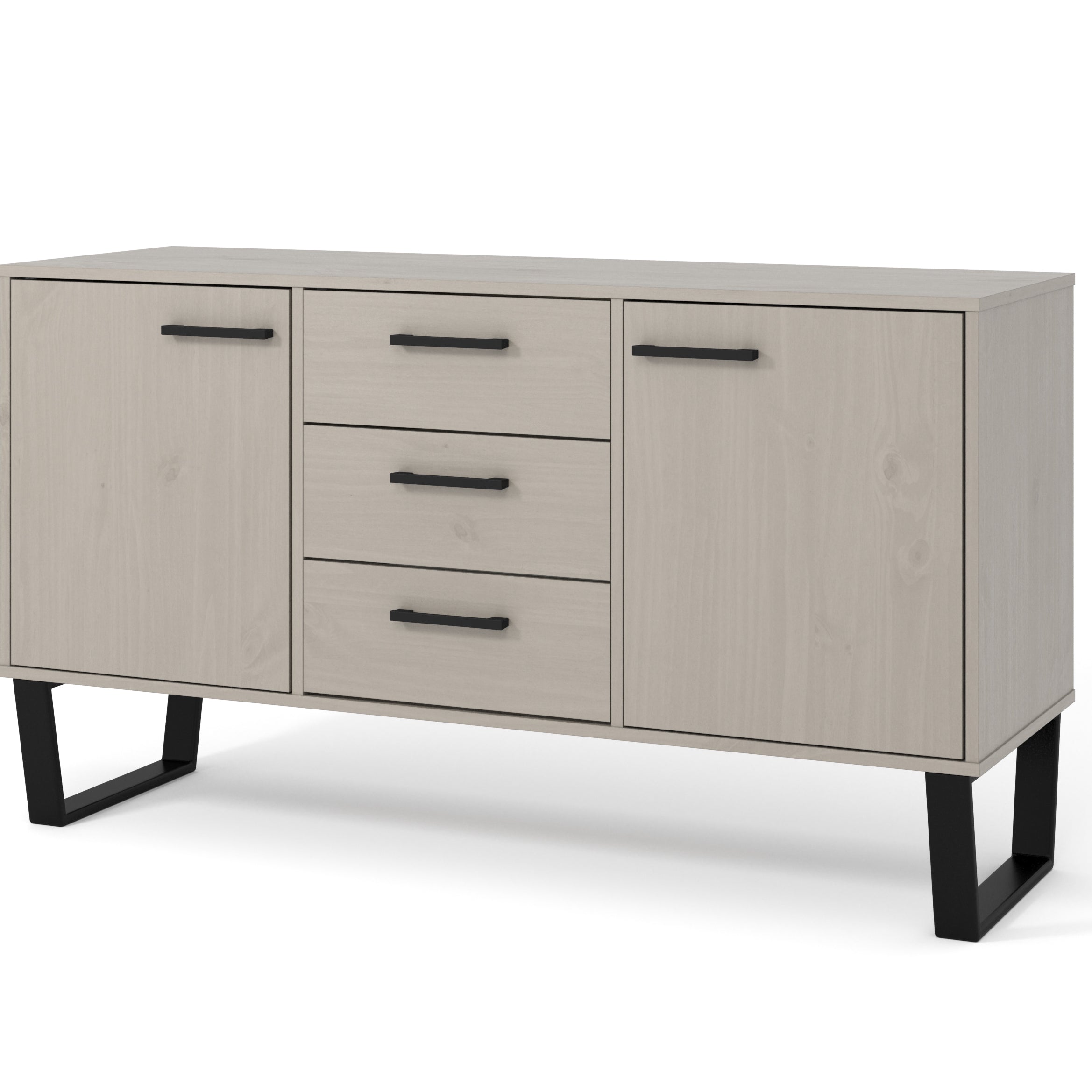 Texas Medium Sideboard With 2 Doors, 3 Drawers For Core Products - Txg916