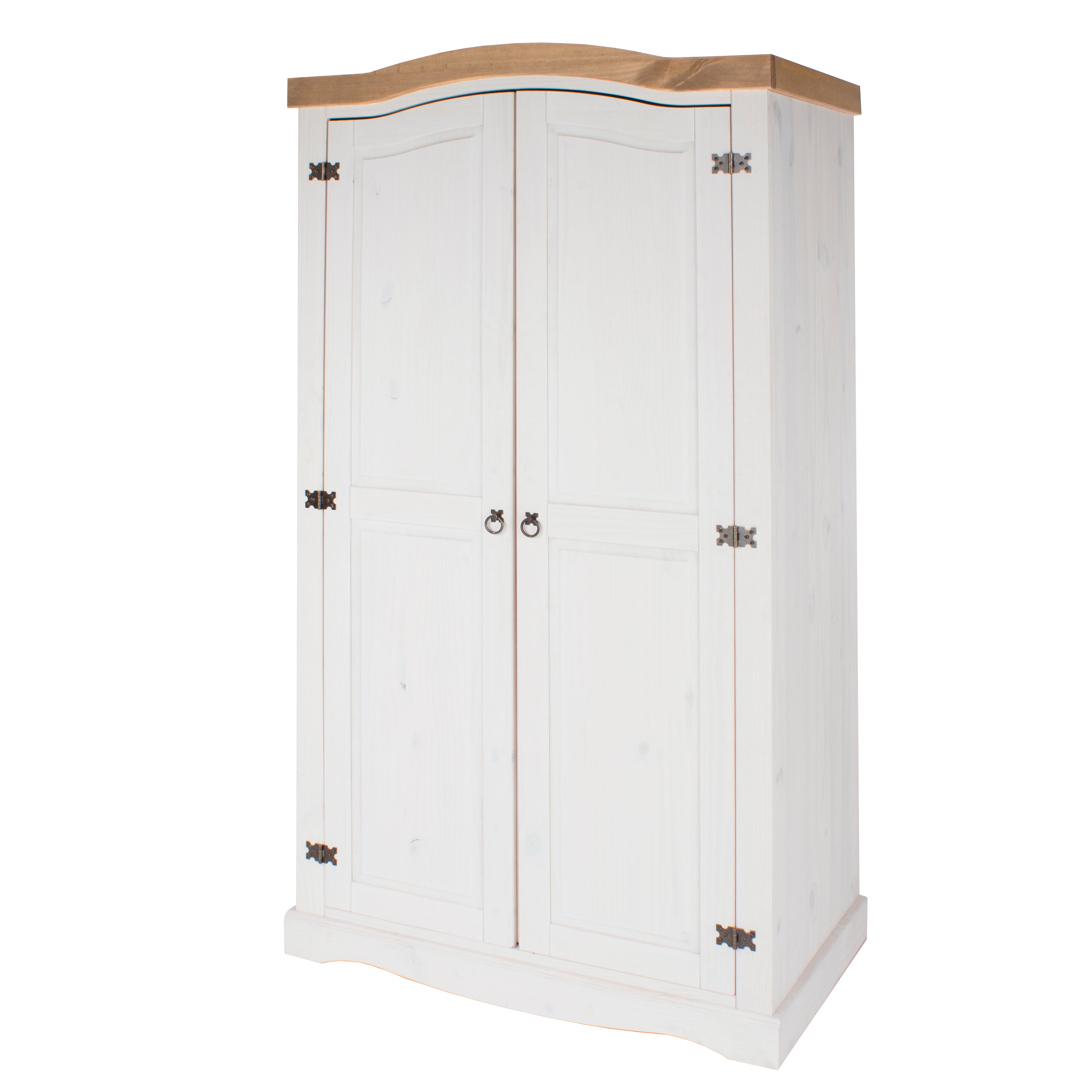 Corona White 2 Door Wardrobe  For Core Products - Crw120