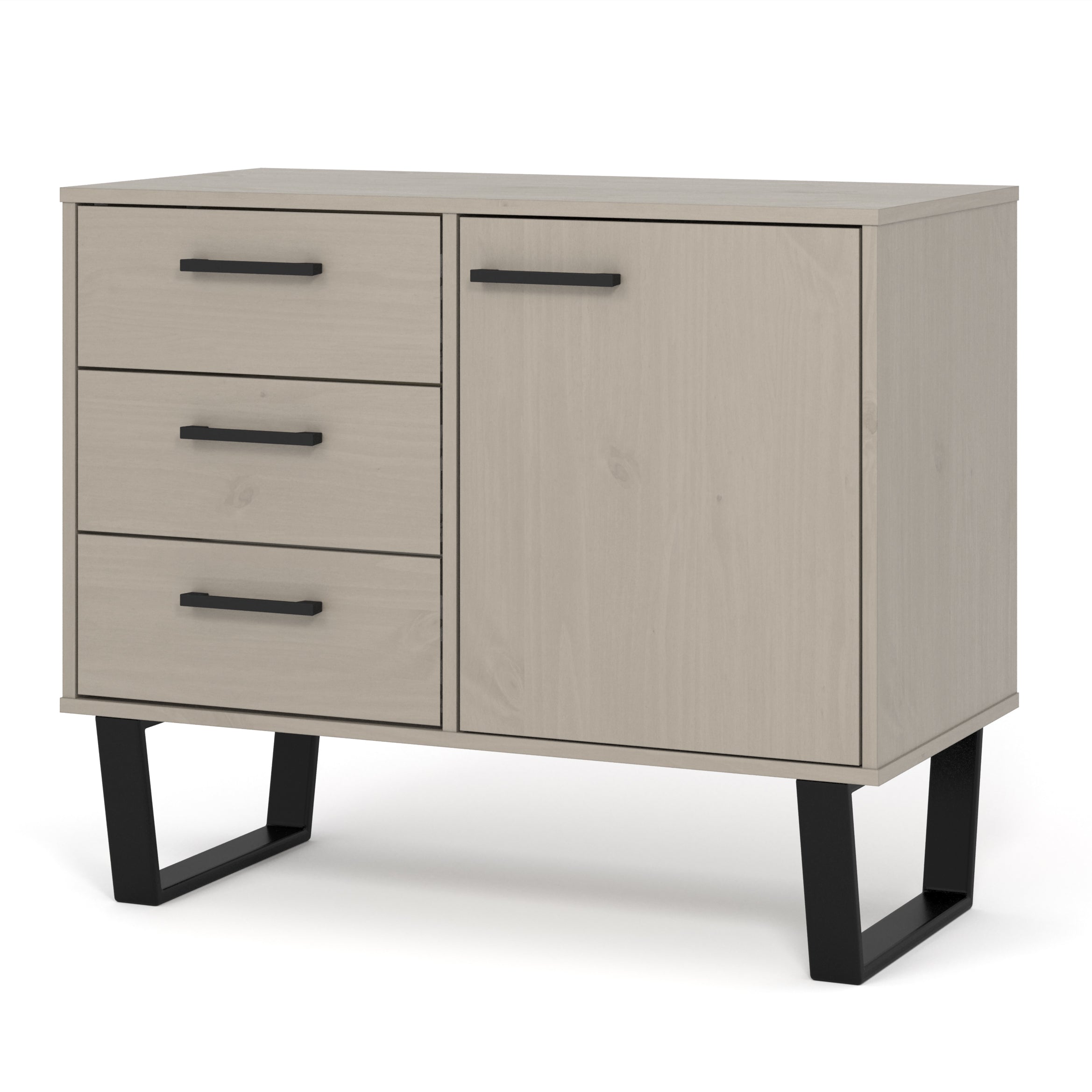 Texas Small Sideboard With 1 Door, 3 Drawers For Core Products - Txg915