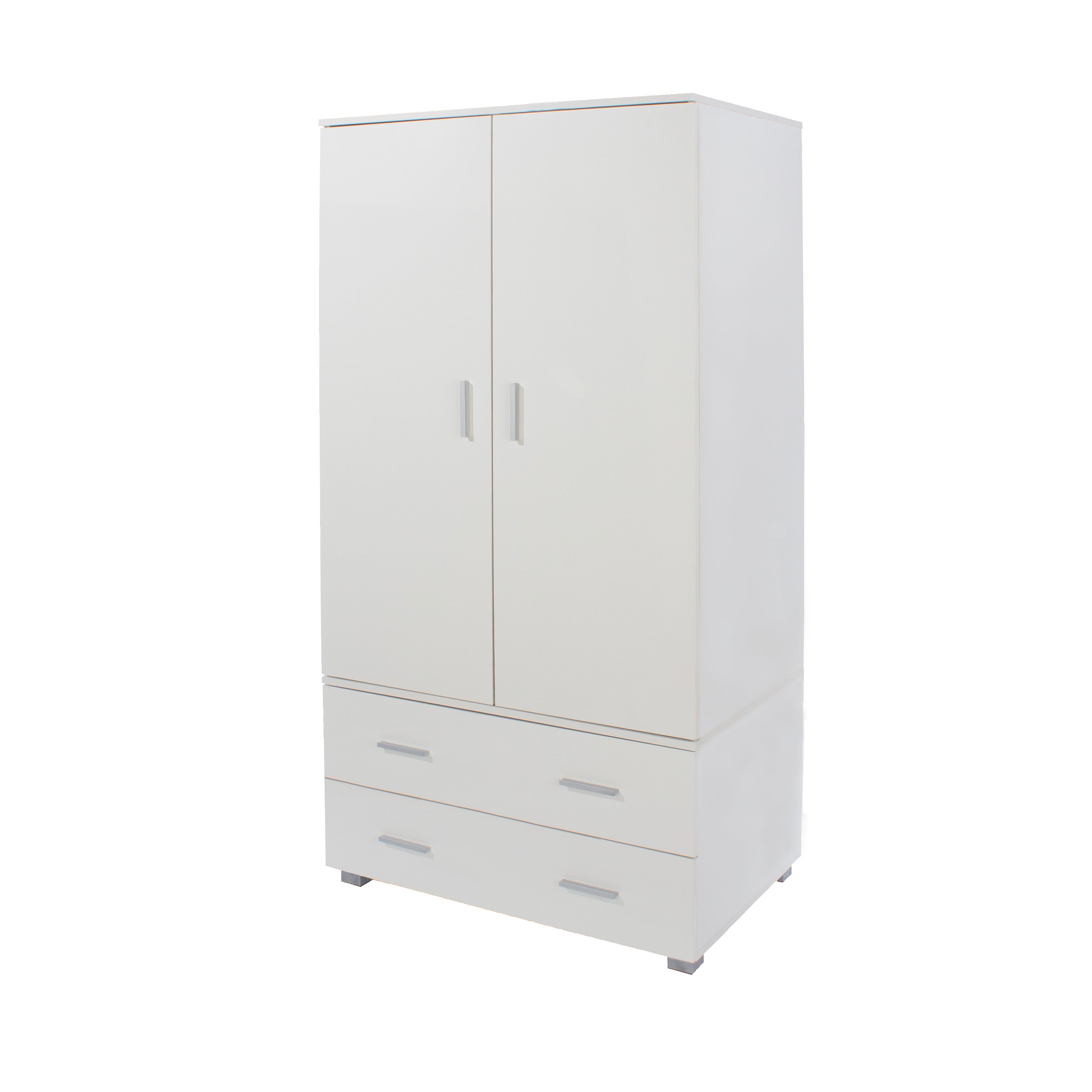 Lido 2 Door, 2 Drawer Low Wardrobe  For Core Products - Ld282