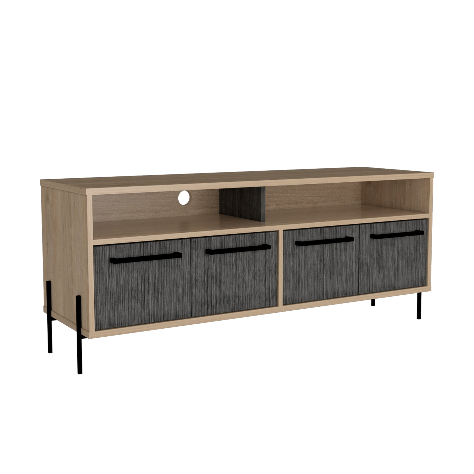 Harvard Wide Screen Tv Rack With 4 Doors For Core Products - Hr912