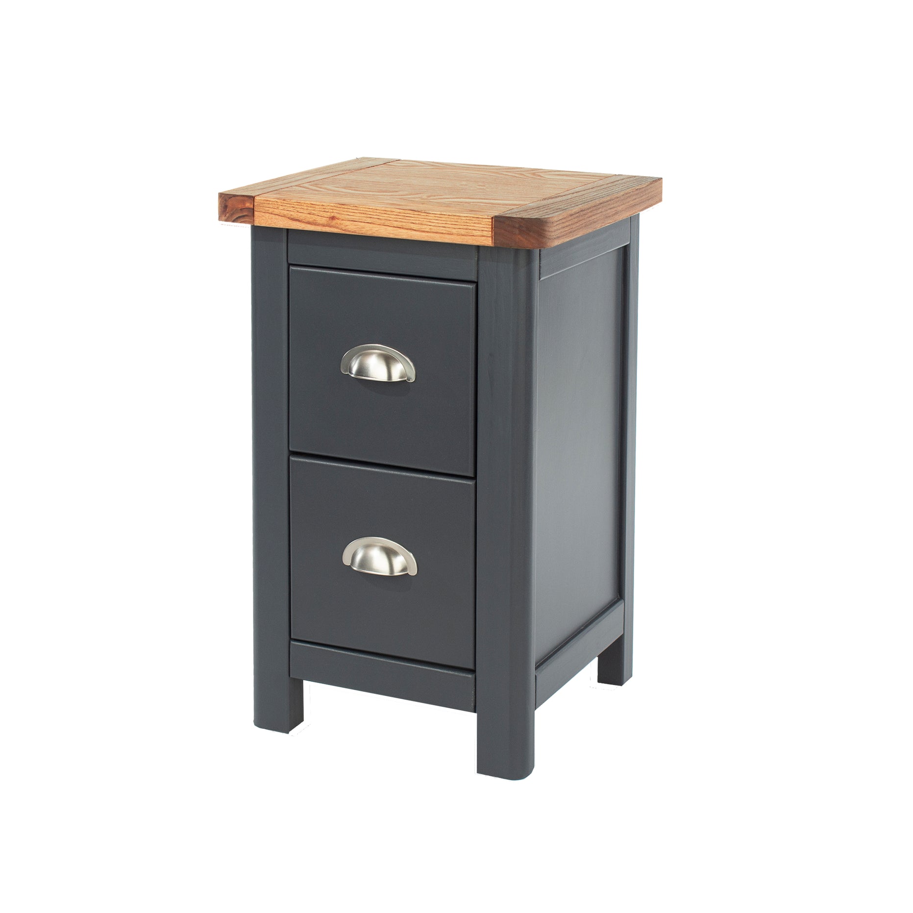 Dunkeld 2 Drawer Petite Bedside Cabinet For Core Products - Dk209