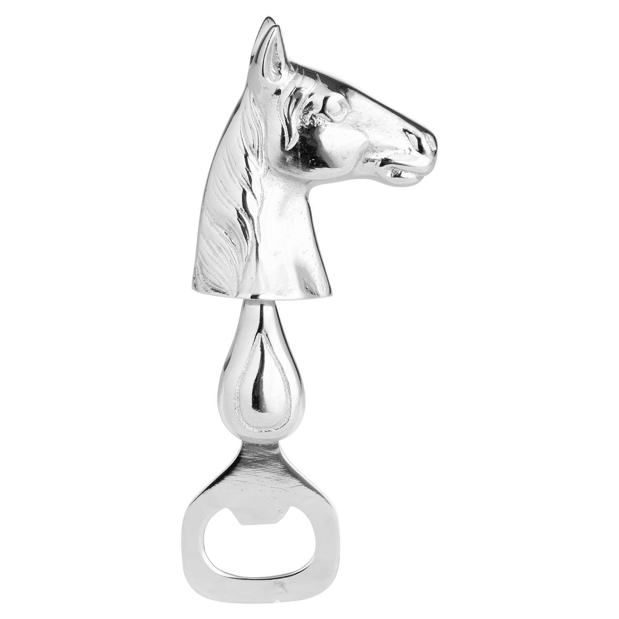 Nickel Horse Bottle Opener - Silver For Hill Interiors - HIL-20268