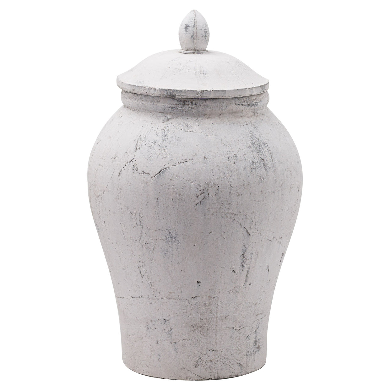 Bloomville Large Ceramic Ginger Jar - Stone For Hill Interiors - HIL-20730