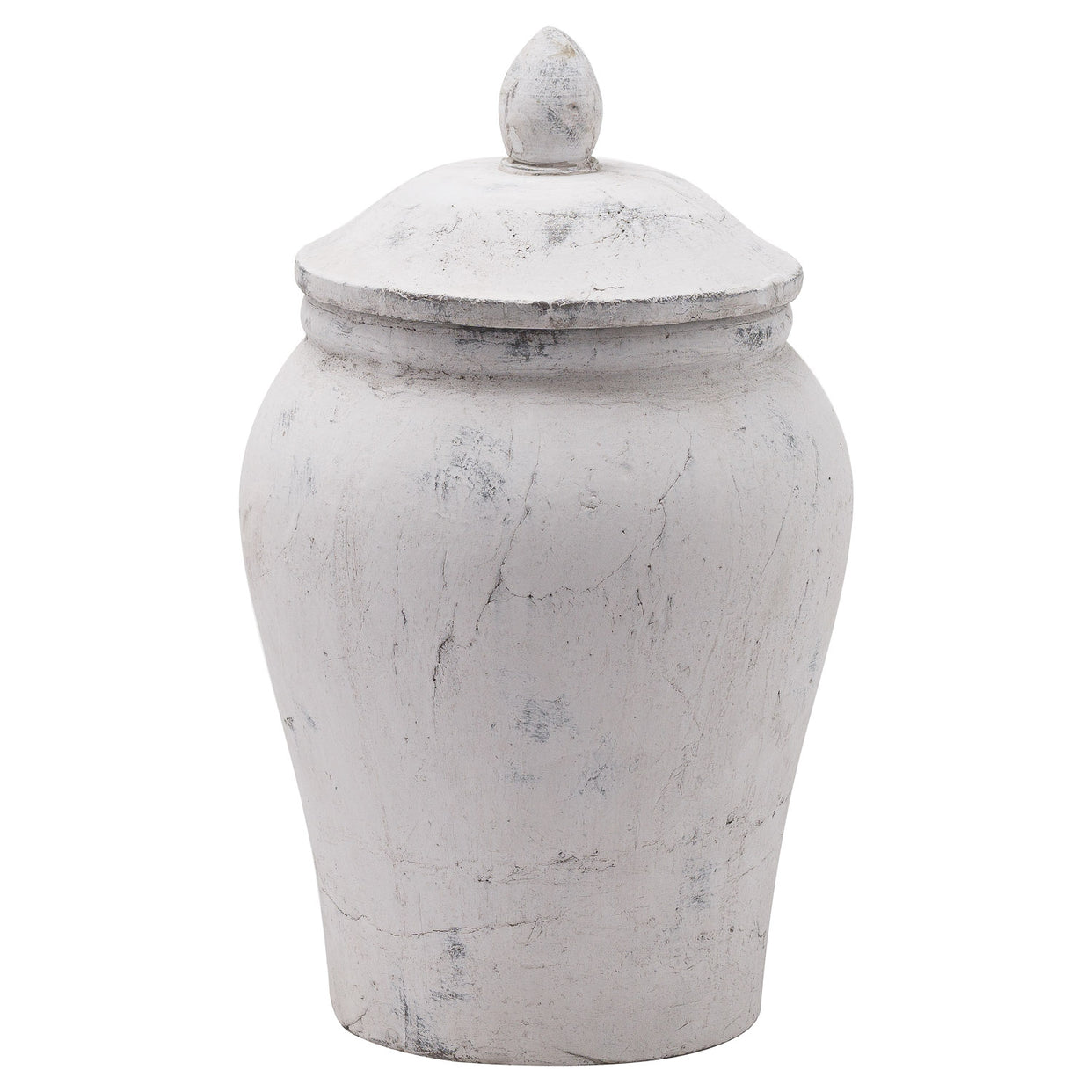 Bloomville Ceramic Stone Ginger Jar For Hill Interiors - HIL-20731