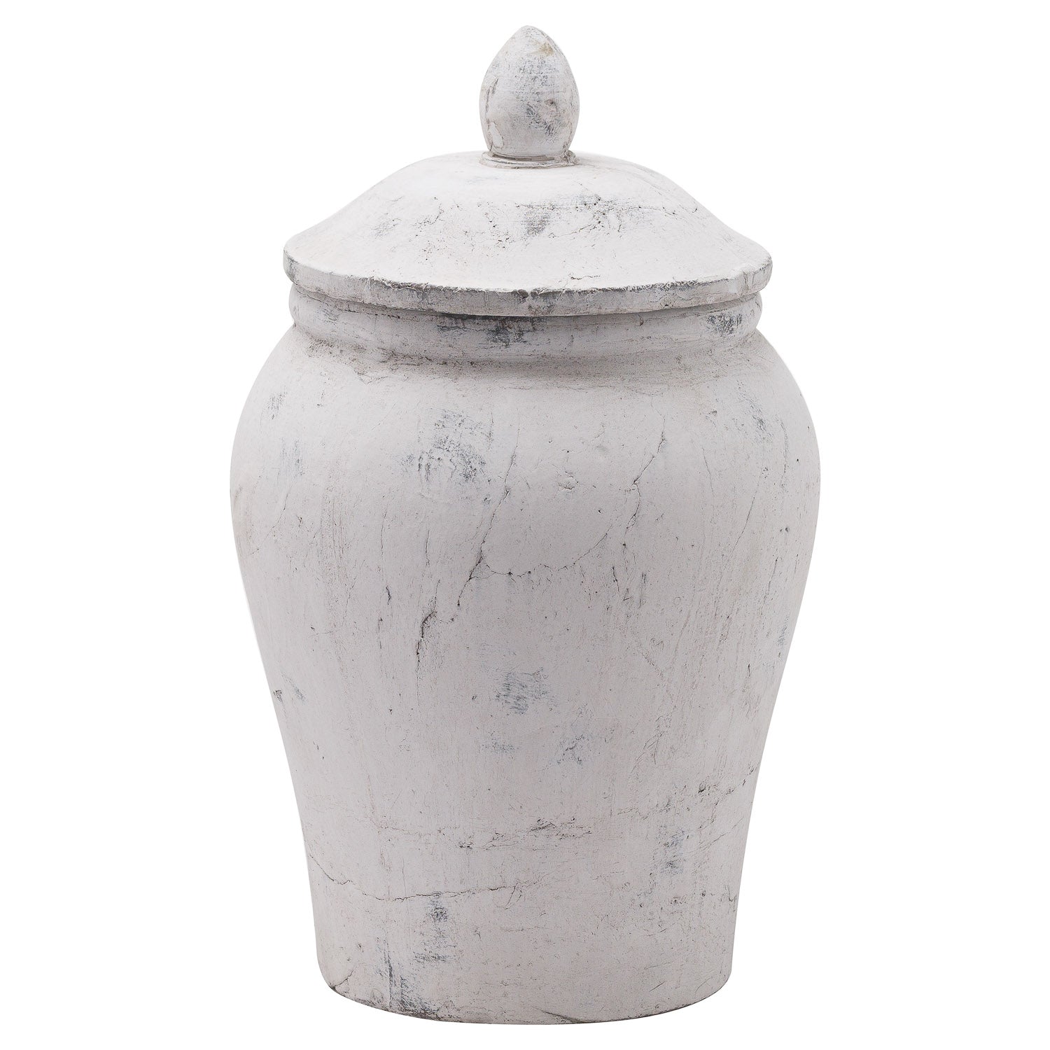 Bloomville Ceramic Stone Ginger Jar For Hill Interiors - HIL-20731