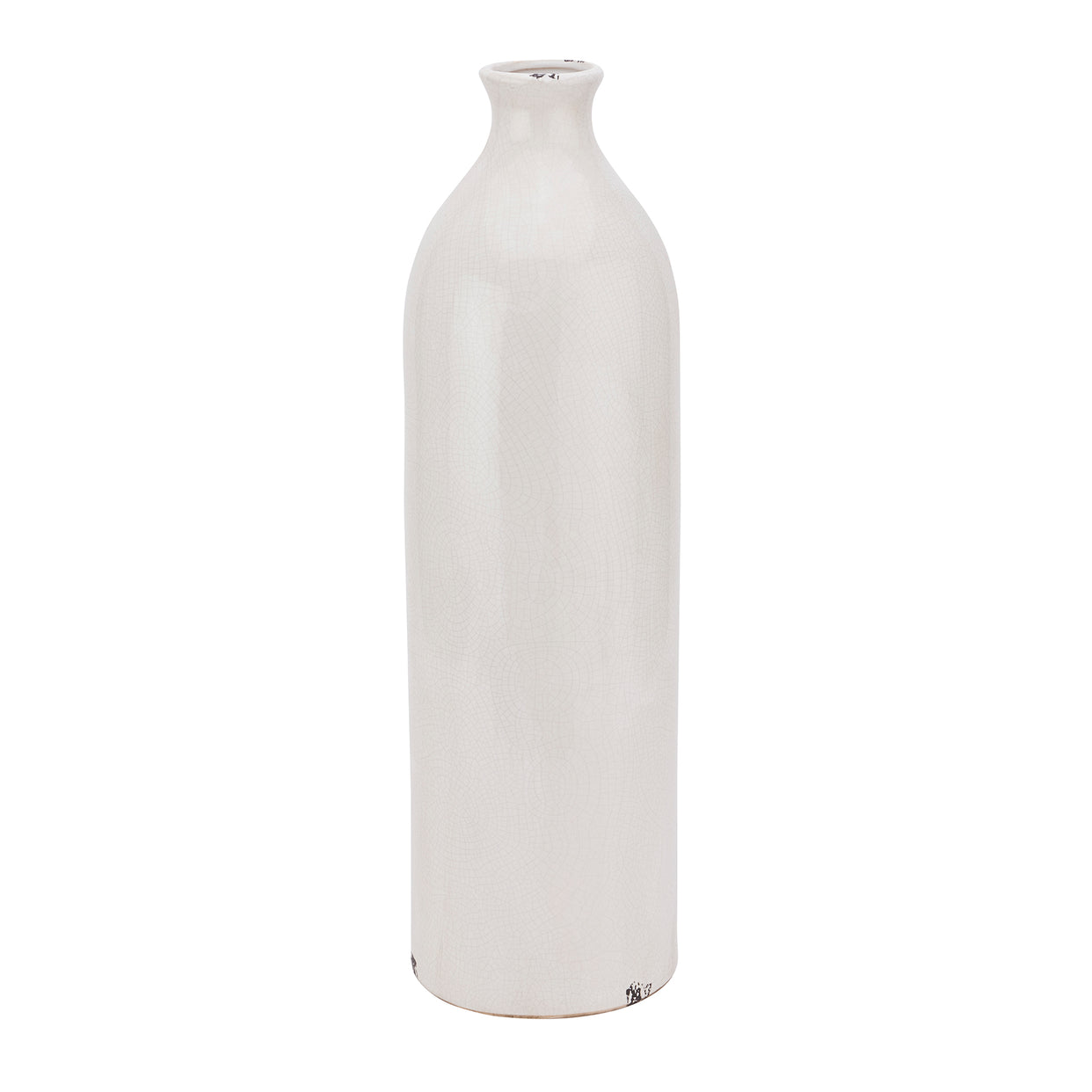 Garda Glazed Gisela Ceramic Vase - White For Hill Interiors - HIL-20782
