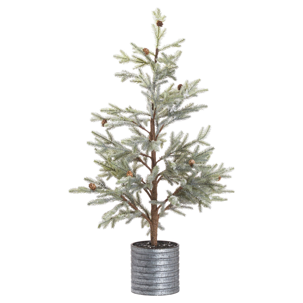 Noel Snowy Plastic Christmas Tree - Green For Hill Interiors - HIL-21033