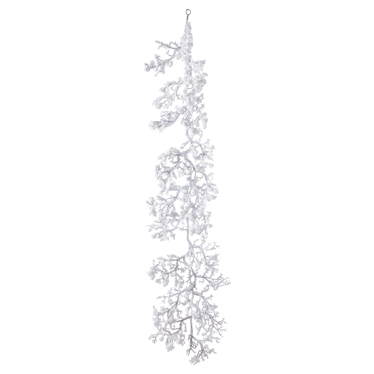 Snowy Plastic Garland - White For Hill Interiors - HIL-21195