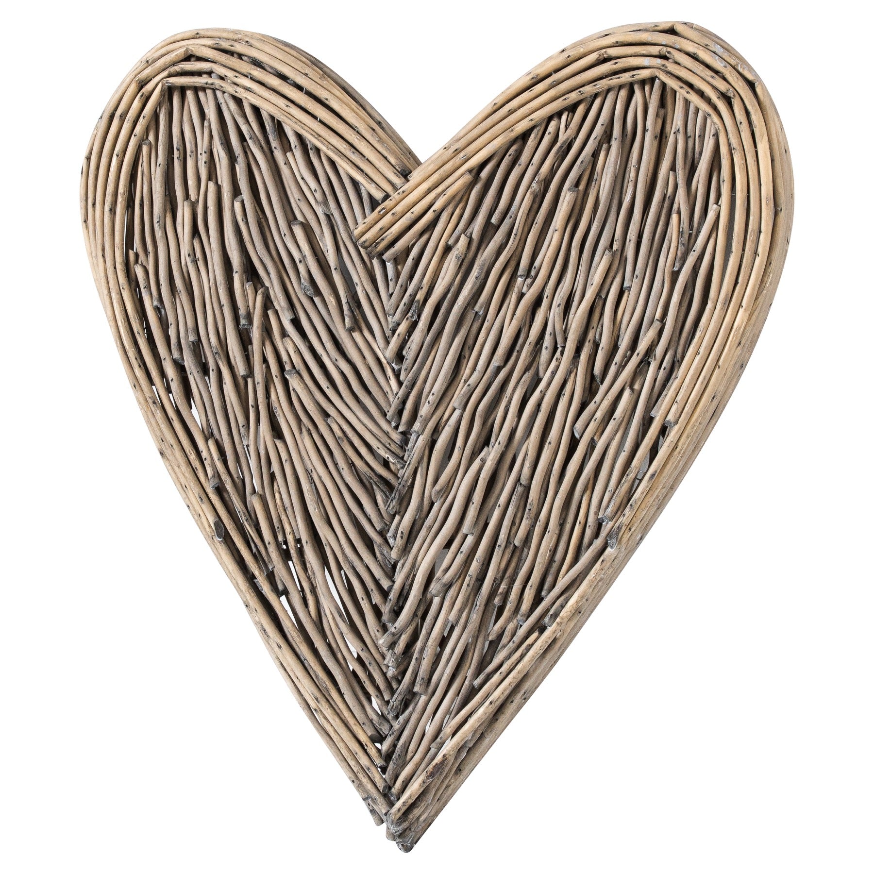 Small Willow Branch Heart - Brown For Hill Interiors - HIL-21312