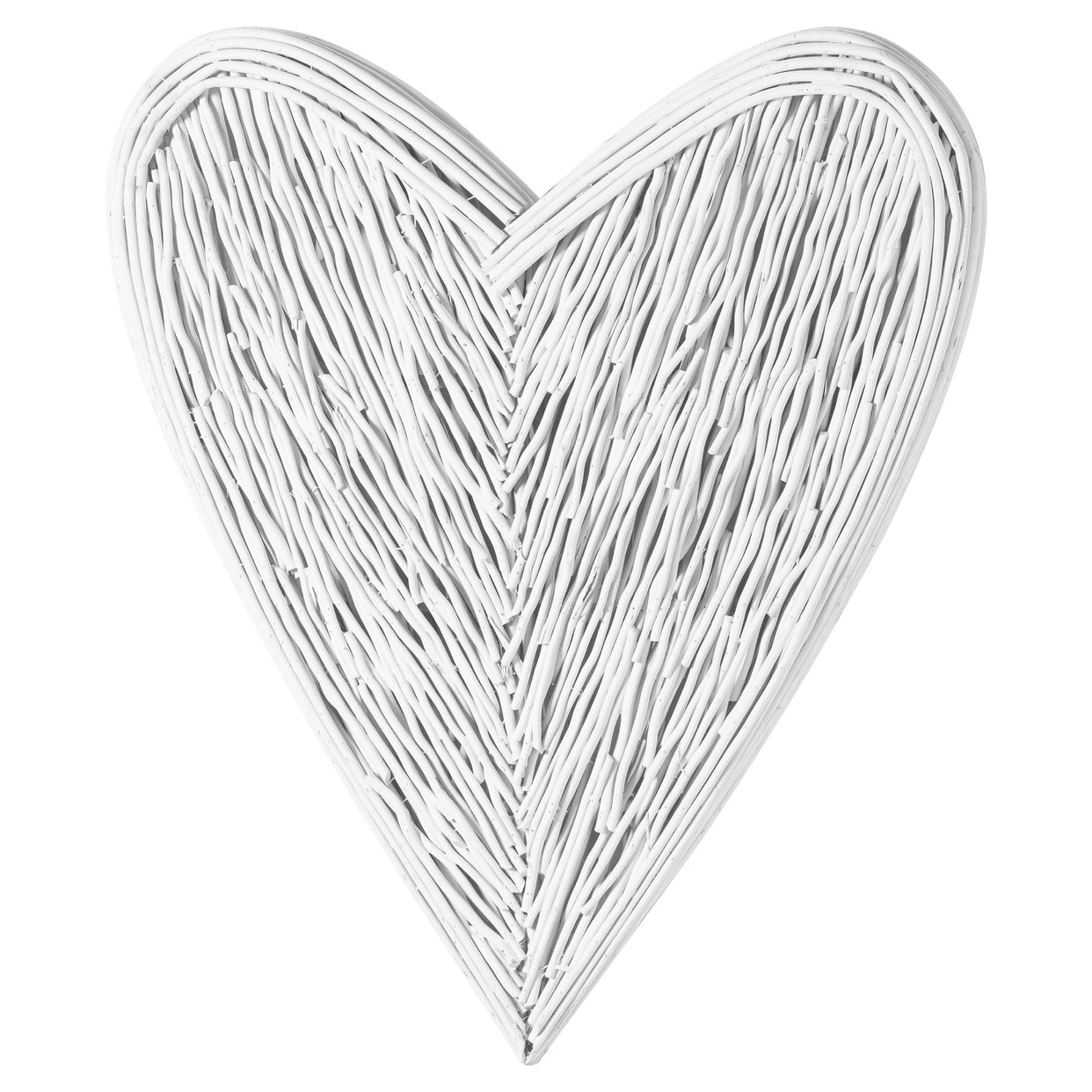 Large Willow Branch Heart - White For Hill Interiors - HIL-21427