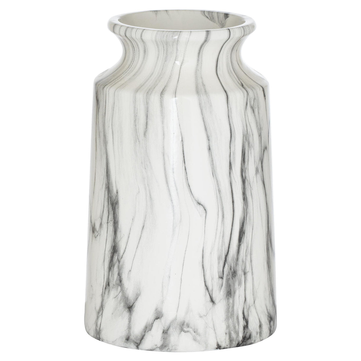 Marble Ceramic Urn Vase - White For Hill Interiors - HIL-21495