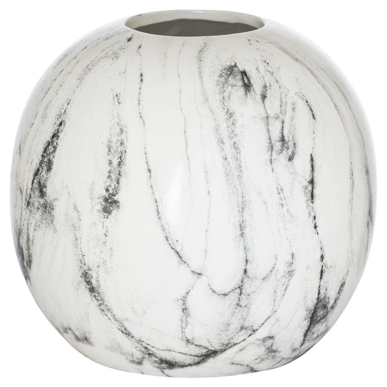 Marble Ceramic Pudding Vase For Hill Interiors - HIL-21501