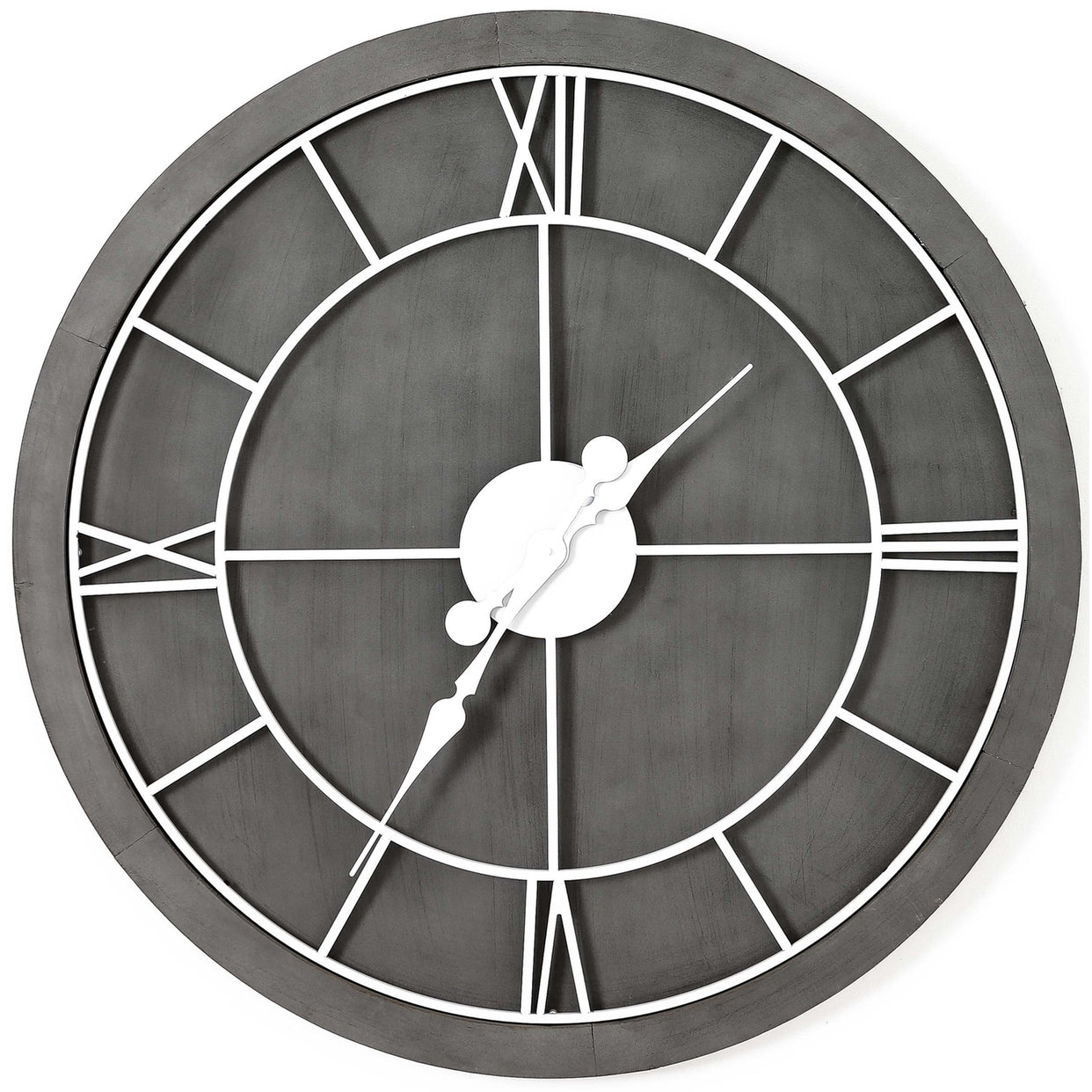 Williston Metal Wall Clock - Silver For Hill Interiors - HIL-21645