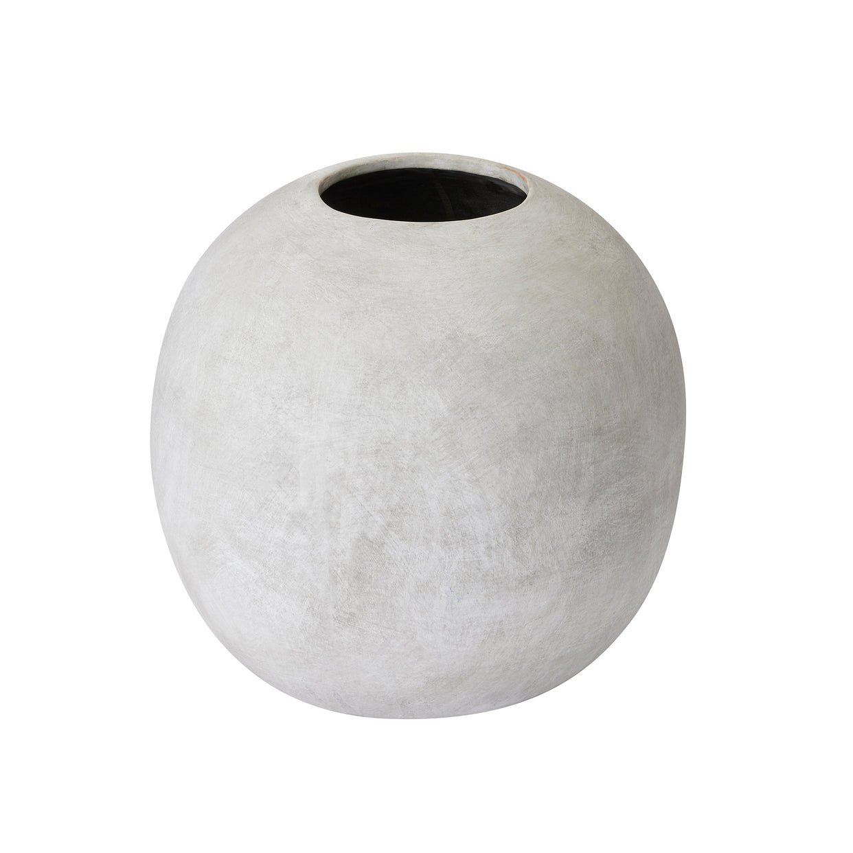 Darcy Ceramic Globe Vase - Stone For Hill Interiors - HIL-22110