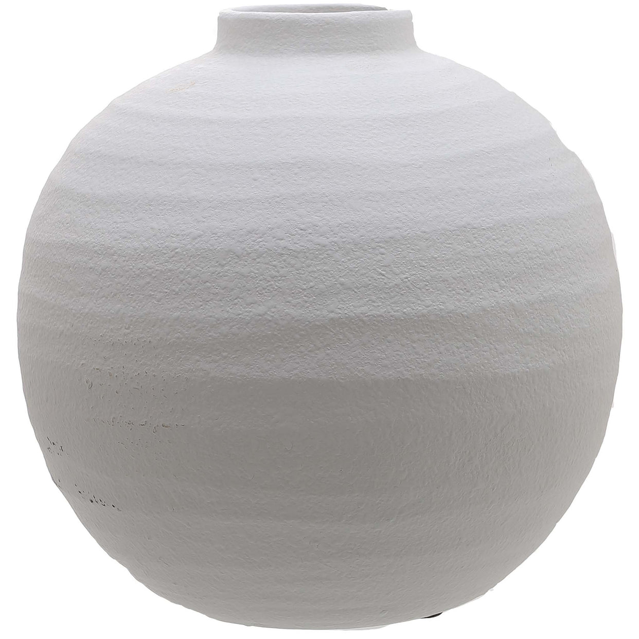 Tiber Ceramic Vase - Matt White For Hill Interiors - HIL-22243