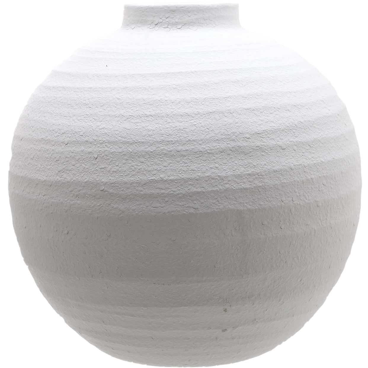 Tiber Large Ceramic Vase - Matt White For Hill Interiors - HIL-22244