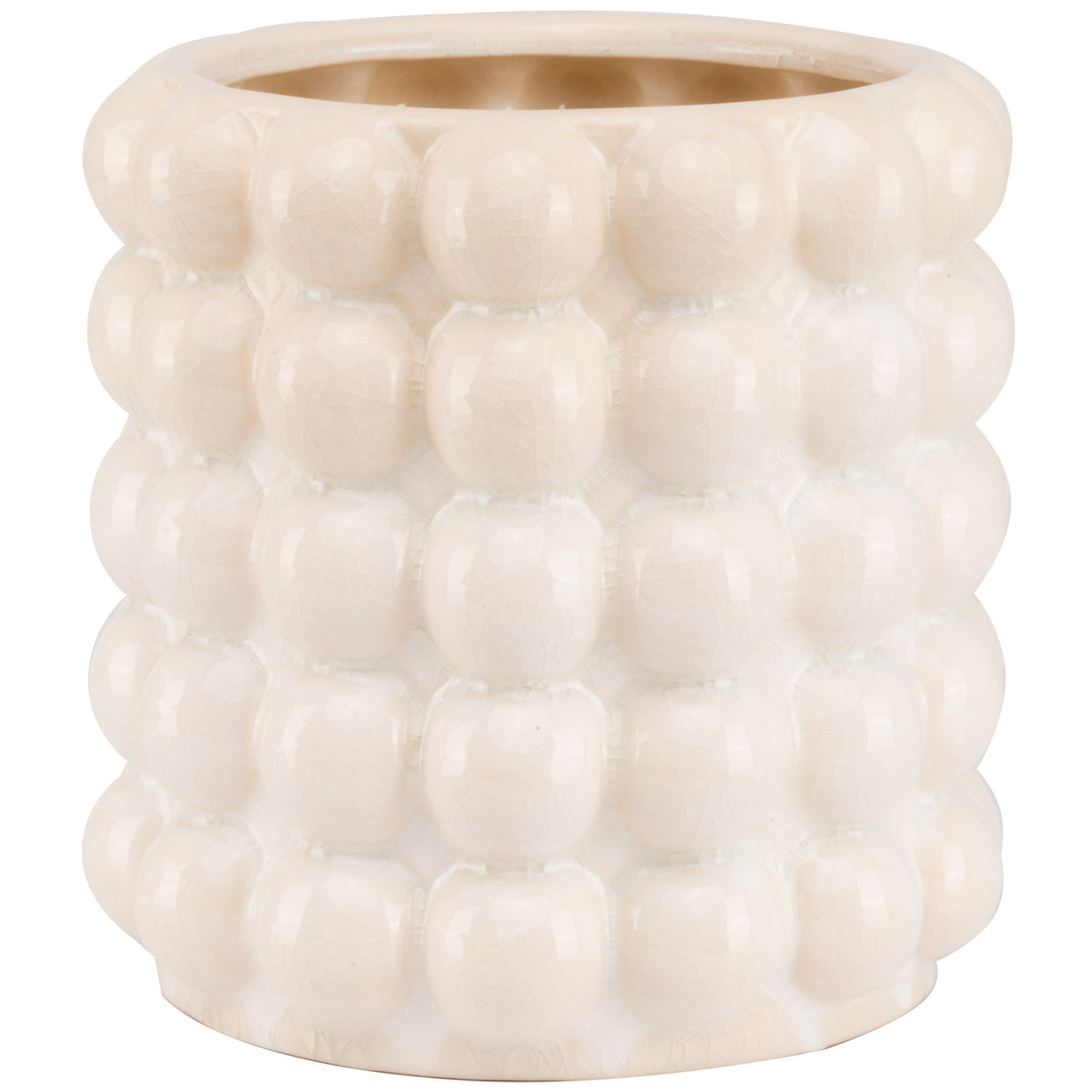 Seville Collection Large Bubble Planter - Cream For Hill Interiors - HIL-22338