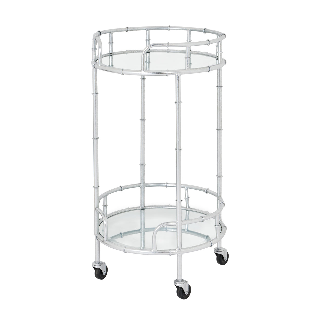 Round Drinks Trolley - Silver For Hill Interiors - HIL-22481