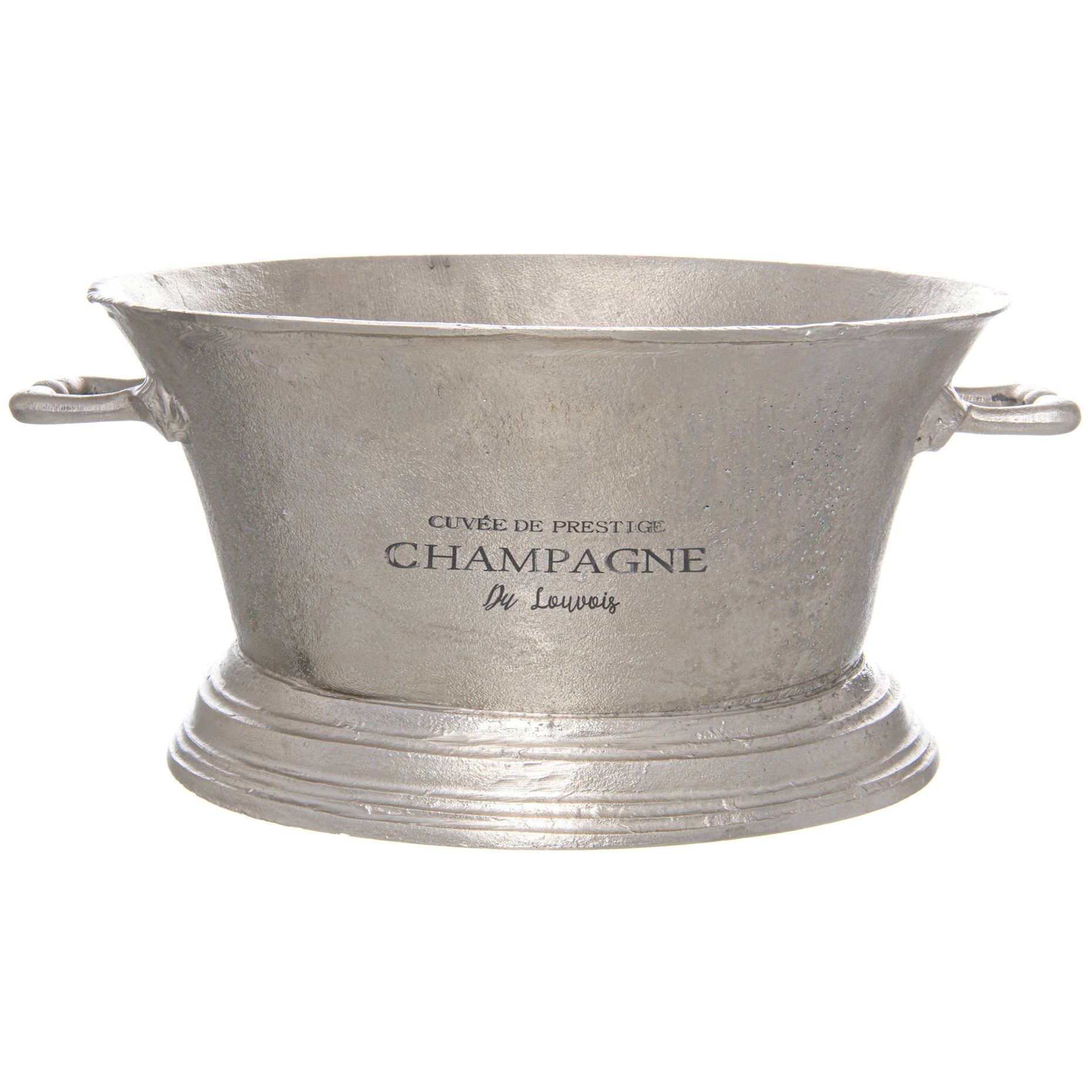 Large Antique Pewter Champagne Cooler - Silver For Hill Interiors - HIL-22498