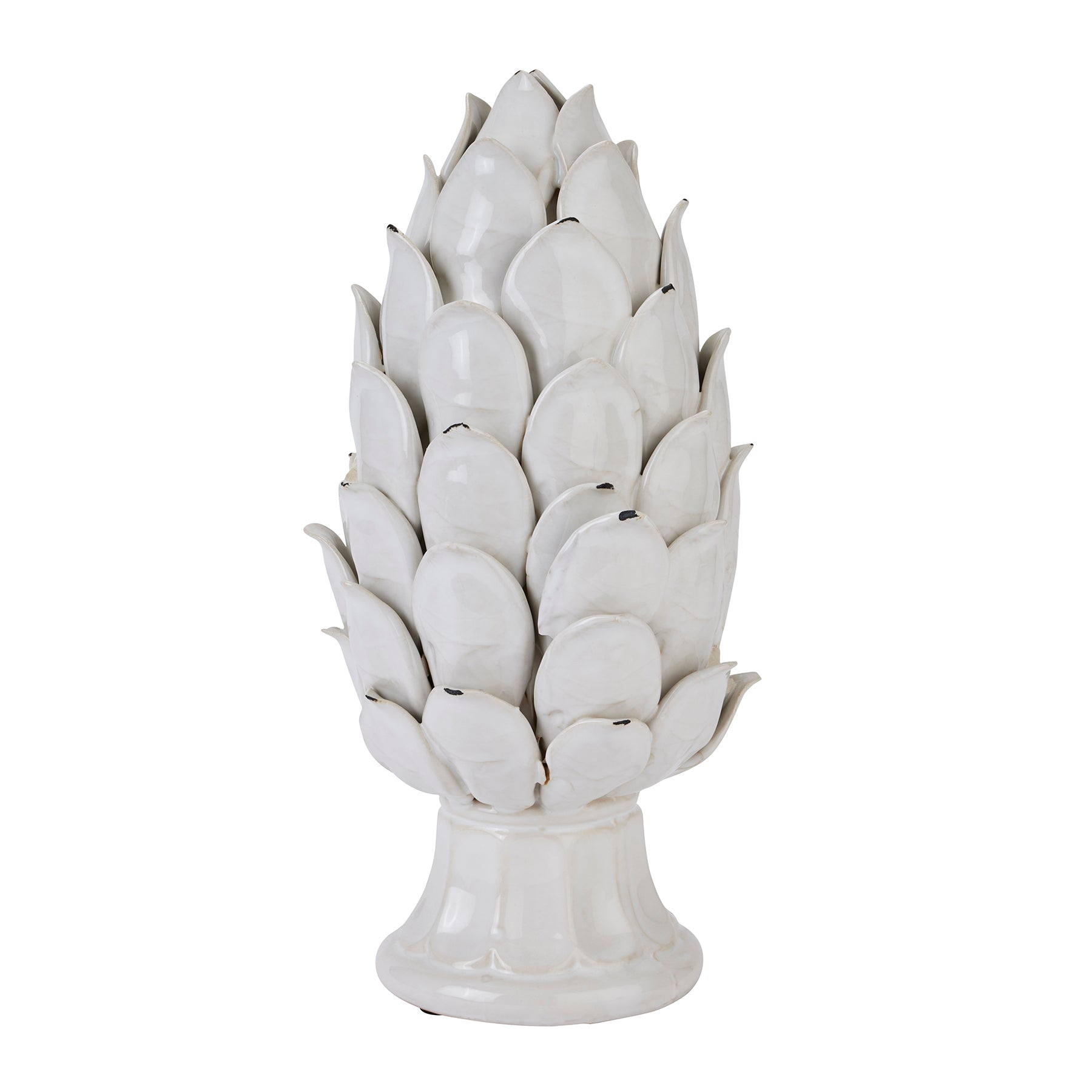 Chianti Artichoke Large Ceramic Ivory - White For Hill Interiors - HIL-22647