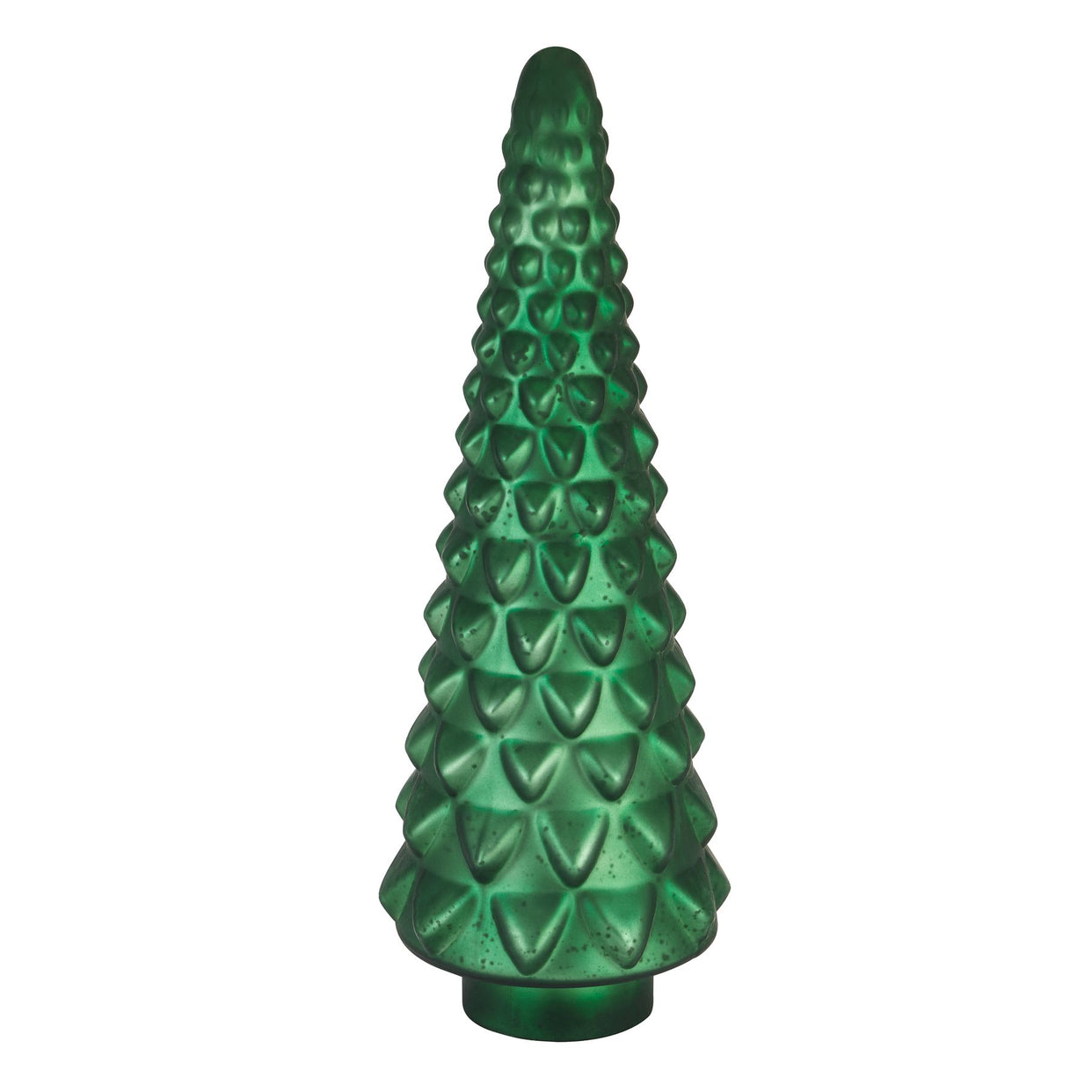 Noel Collection Large Glass Decorative Tree - Forest Green For Hill Interiors - HIL-22768