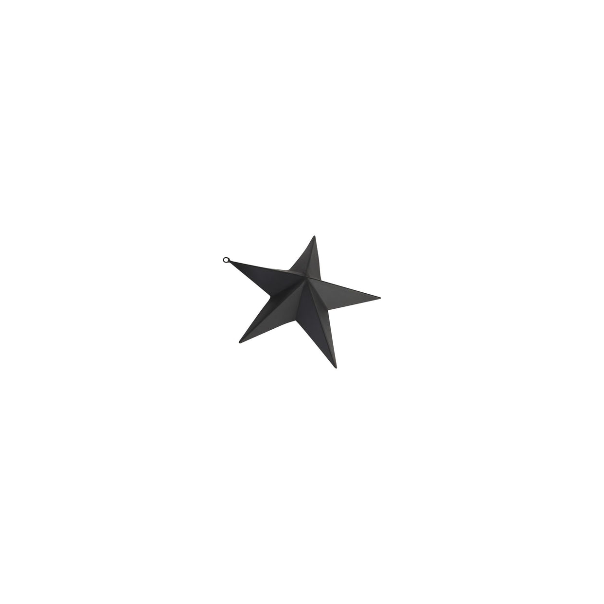 Matt Black Metal Convexed Star For Hill Interiors - HIL-22868
