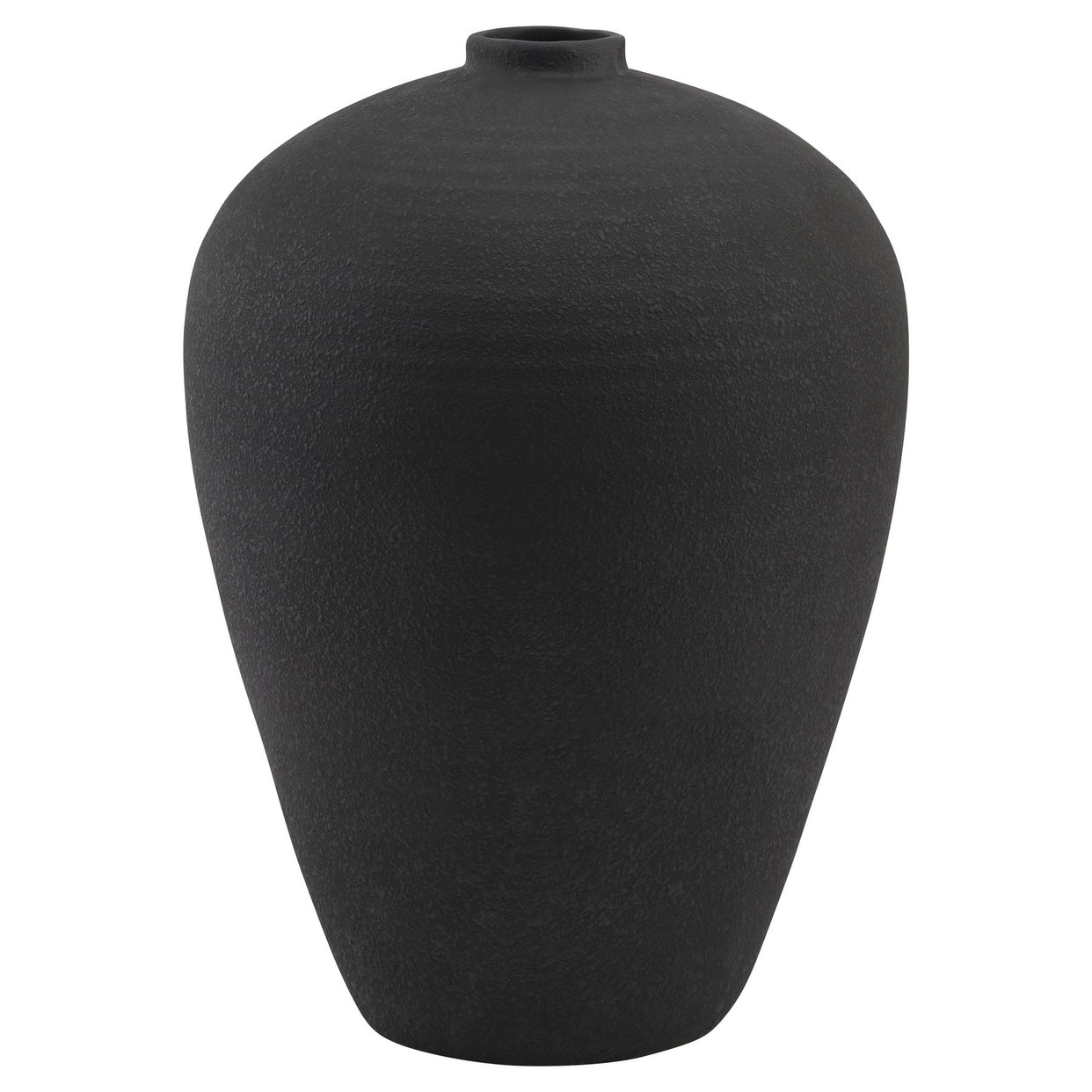 Matt Black Tall Astral Ceramic Vase For Hill Interiors - HIL-22901