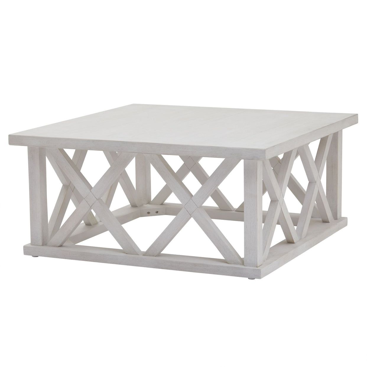 Stamford Plank Pine Wood Square Coffee Table For Hill Interiors - HIL-22922