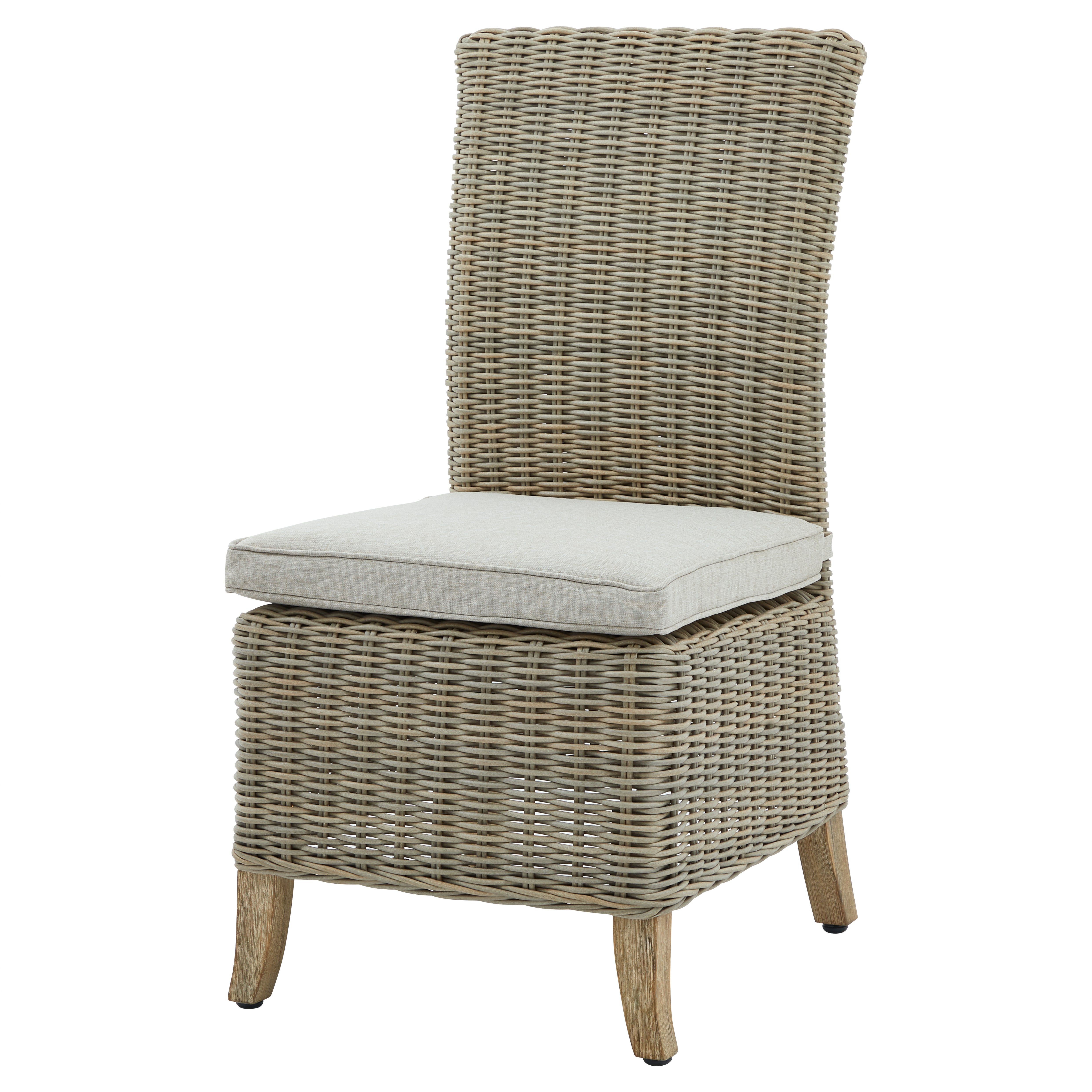 Capri Collection Outdoor Metal And Wood Dining Chair For Hill Interiors - HIL-22951