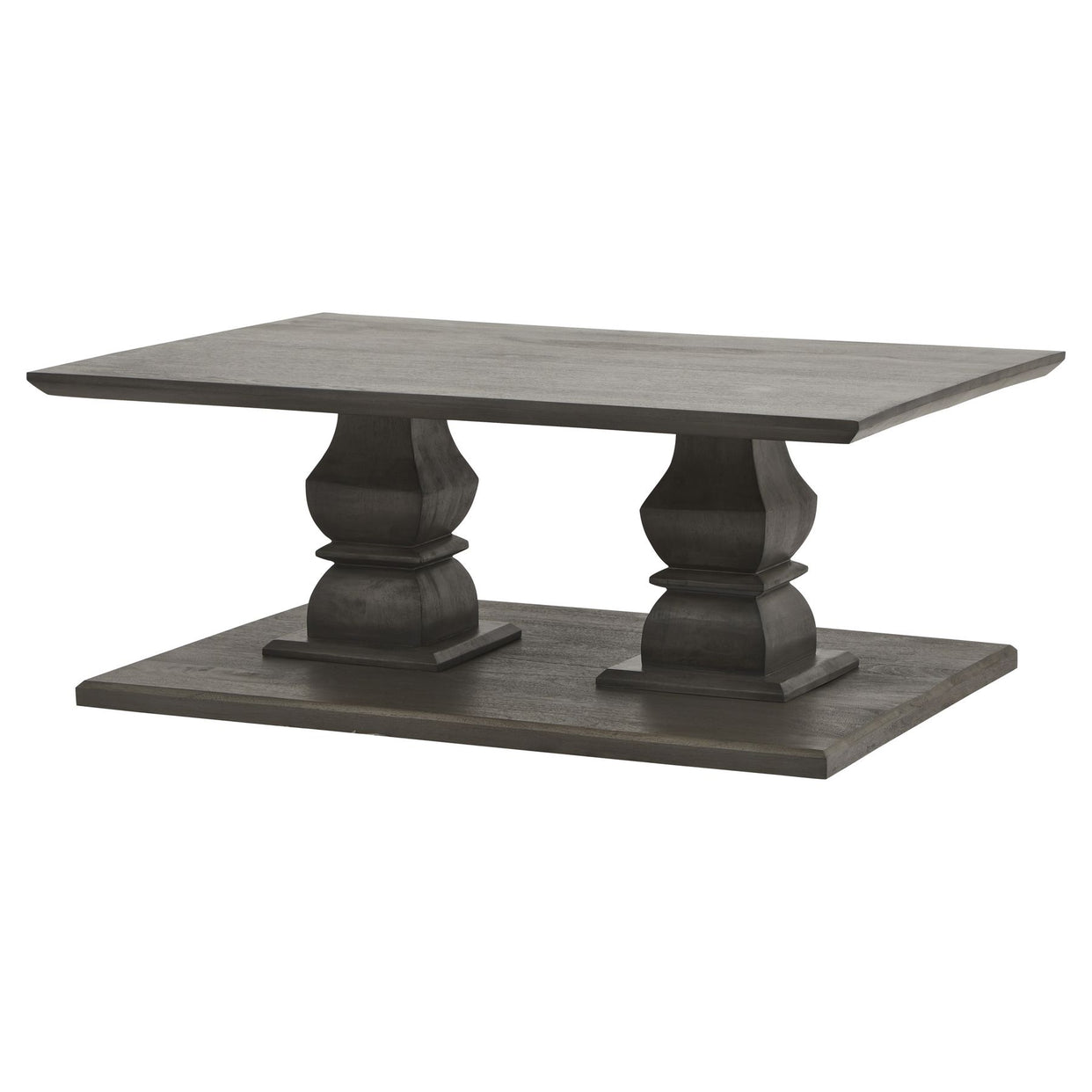 Lucia Solid Har Wood Coffee Table Grey For Hill Interiors - HIL-22969