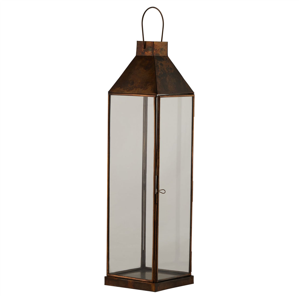 Large Burnished Brass Lantern For Hill Interiors - HIL-23005