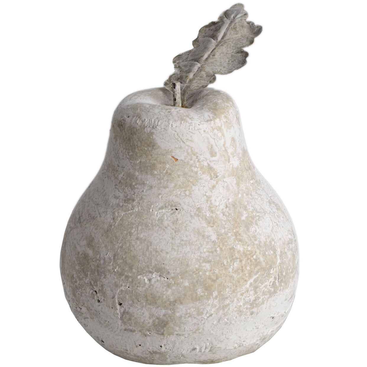 Stone Pear Medium Ornament - Cream For Hill Interiors - HIL-9036