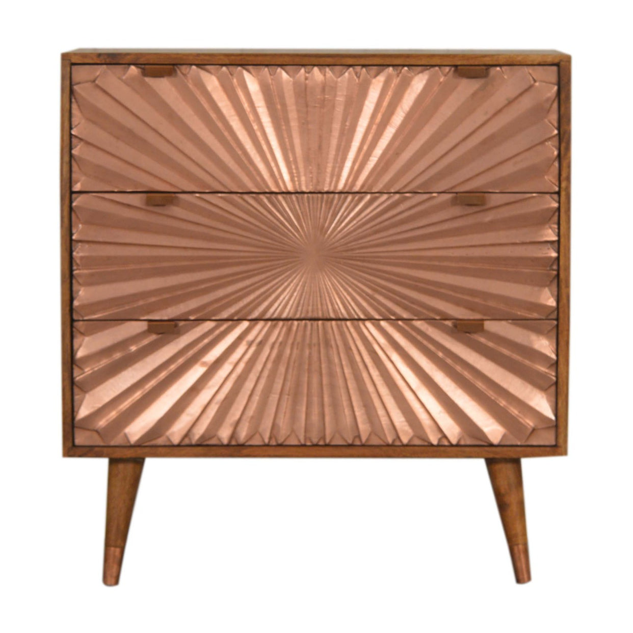Manila Mango Wood Chest of Drawer Copper from Artisan Furniture - IN1546