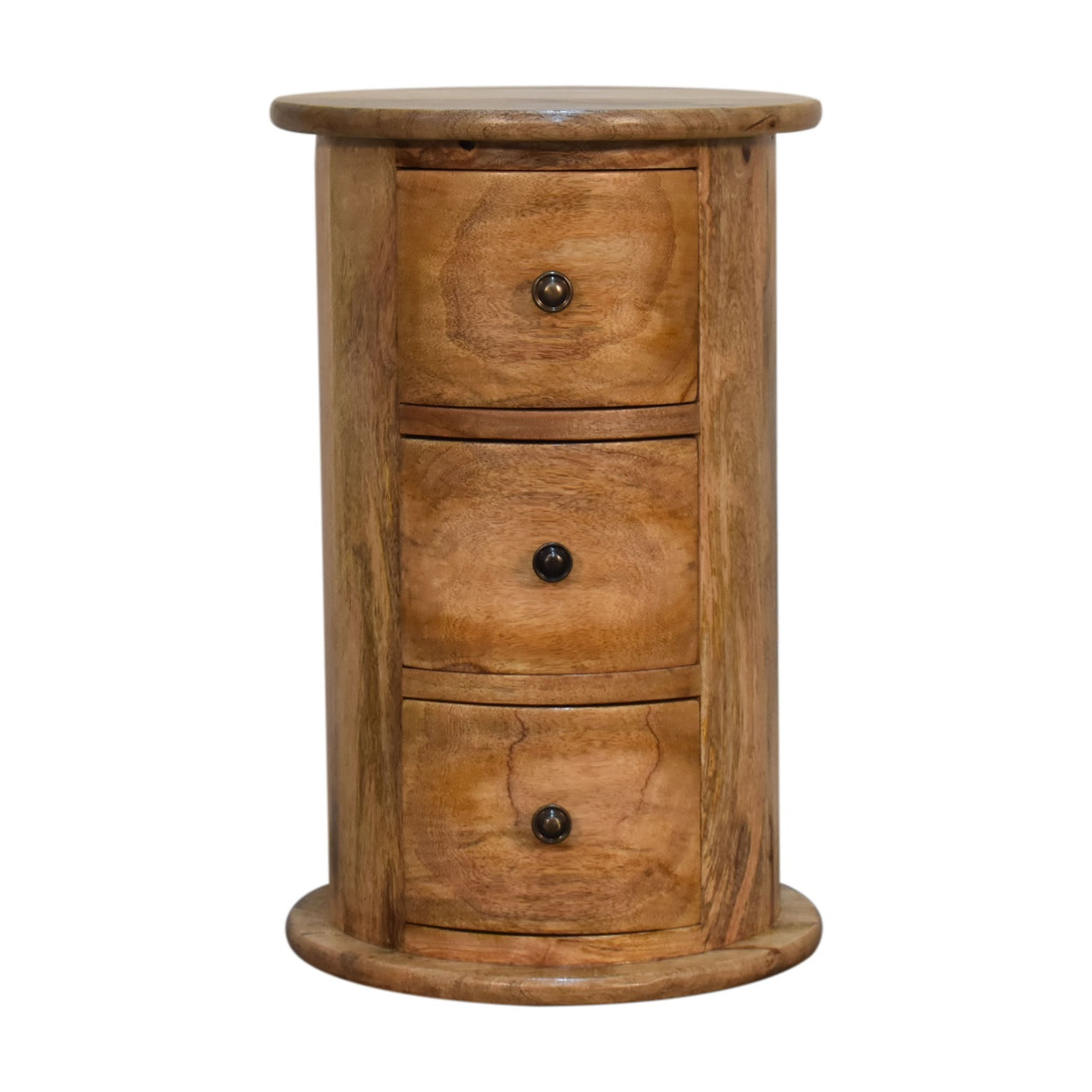 Small Drum Mango Wood Chest of Drawer from Artisan Furniture - IN1726