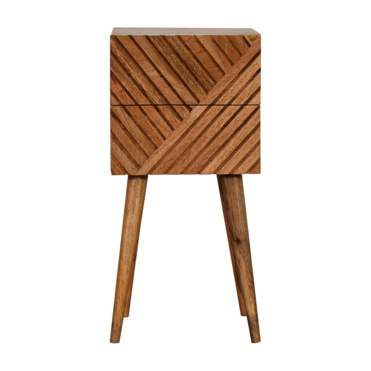 Small Lillie Mango Wood Bedside Table from Artisan Furniture - IN1744